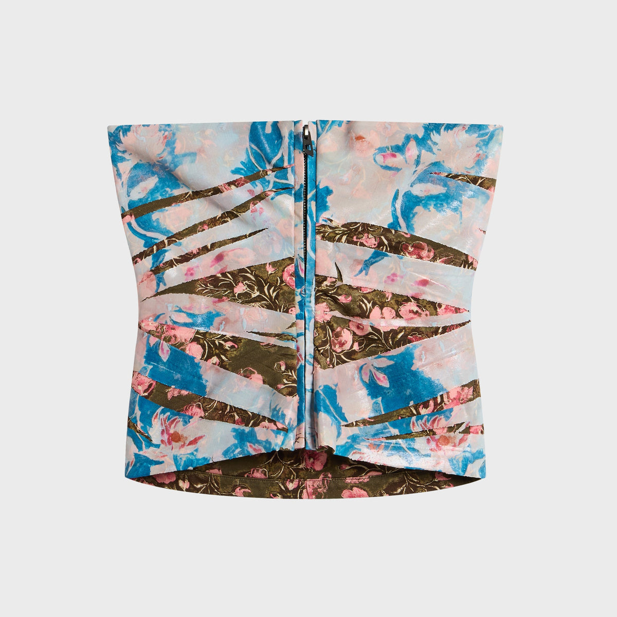 Diesel T-Laxe Floral-Print Distressed Top - Multi