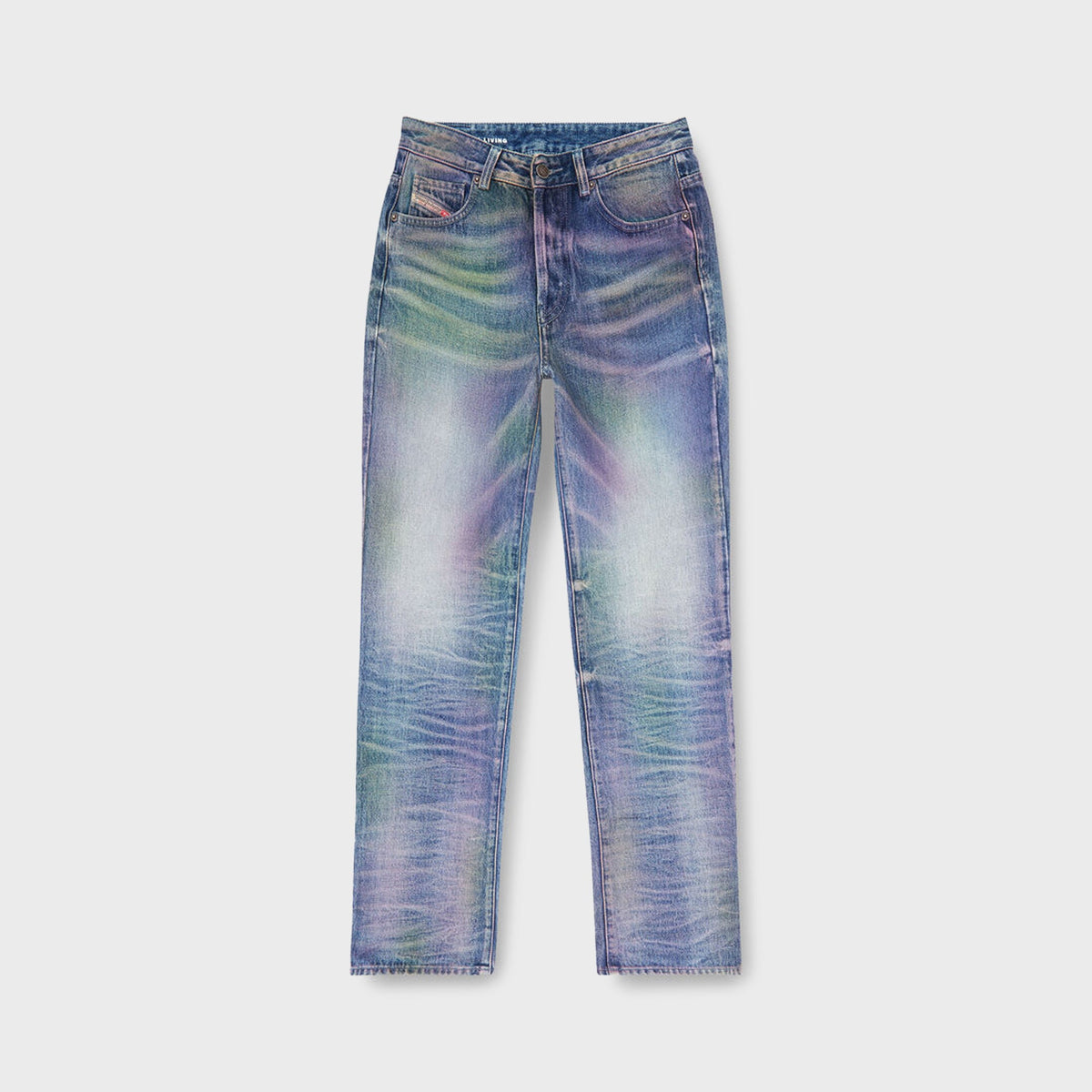 Diesel Regular Waist D-Lie Jeans - Multi / Blue