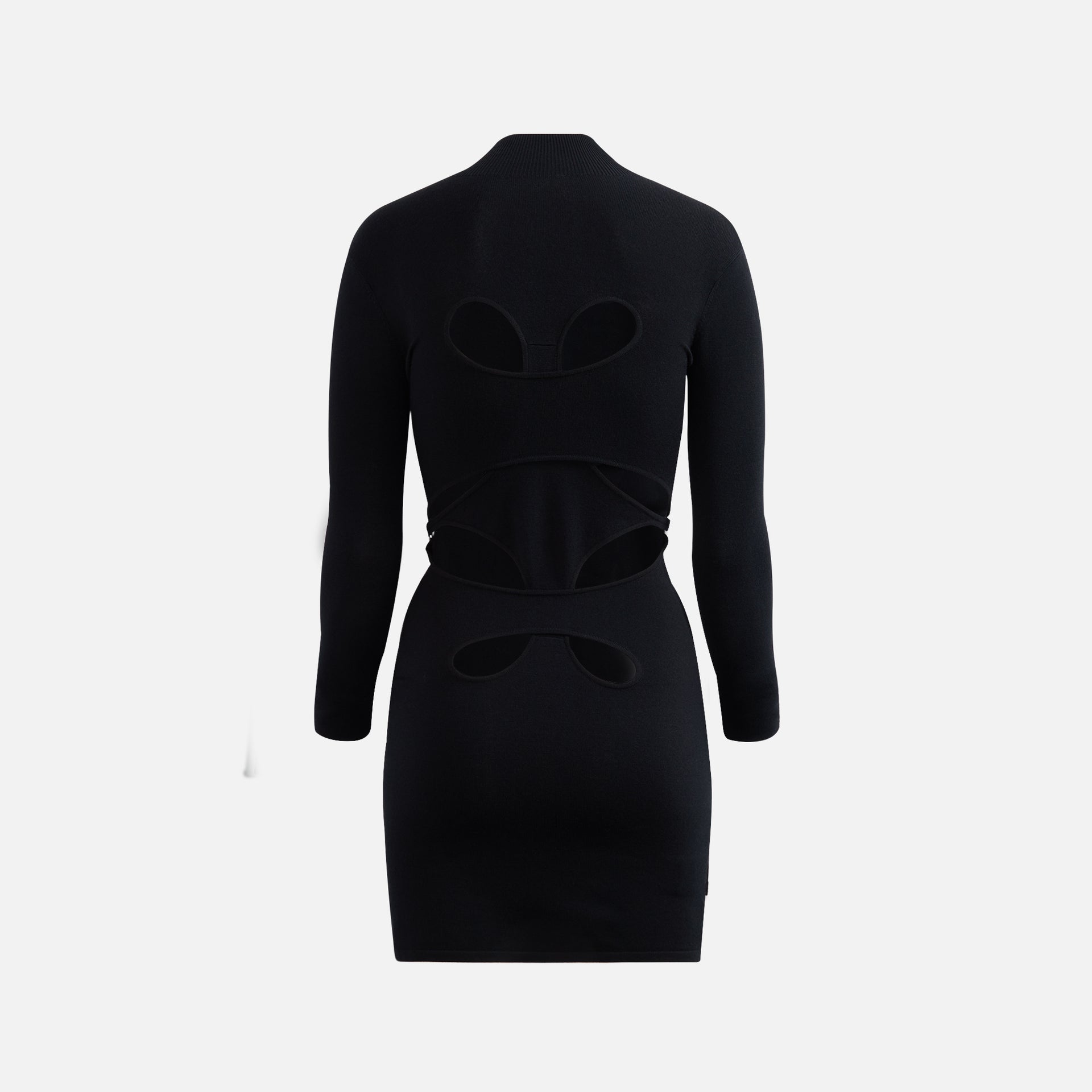 Dion Lee Mobius Loop Mini Dress - Black