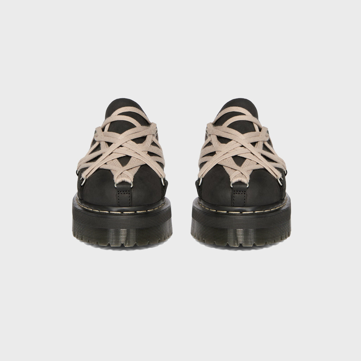 Dr. Martens x Rick Owens WMNS Quad Sole Megalace Mules - Black