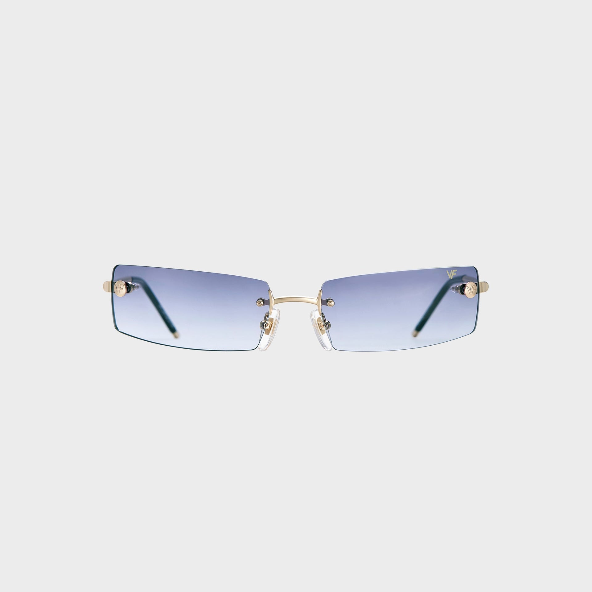 Vintage Frames Mykonos Rimeless Drill Mount Sunglasses - Mauve