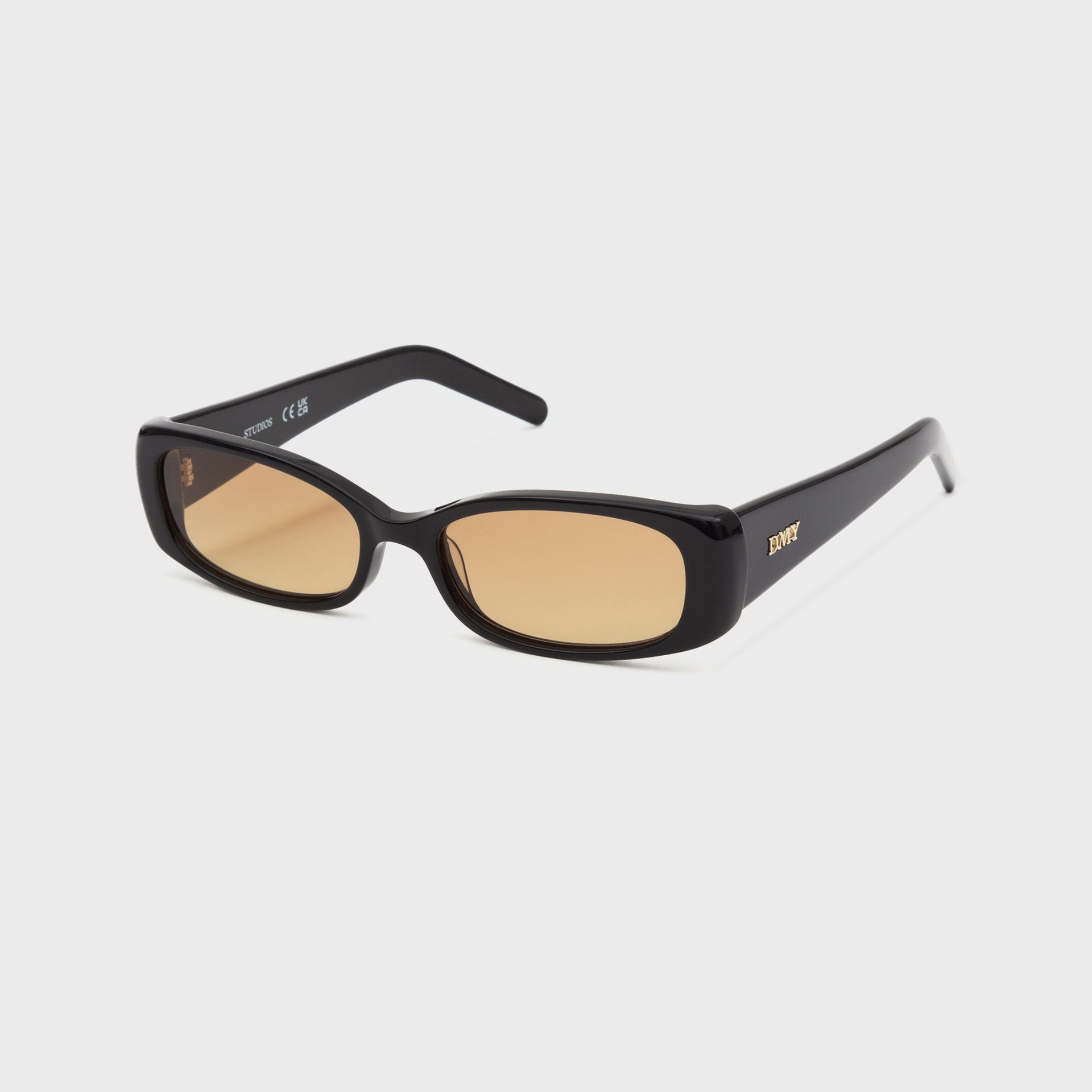 DMY Studios Billy Frames in Black / Yellow Lens