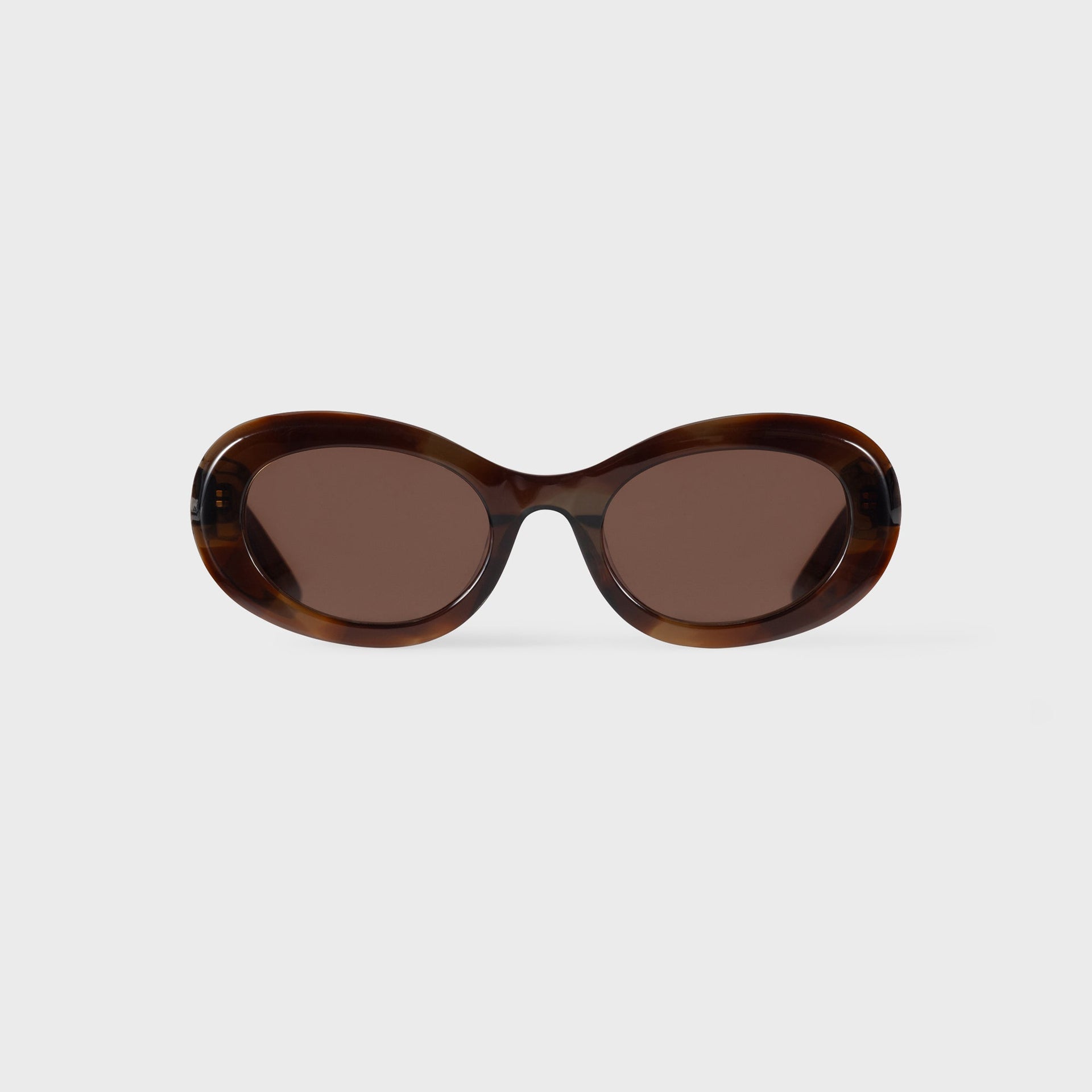 DMY Studios Camille Sunglasses - Mottled Brown