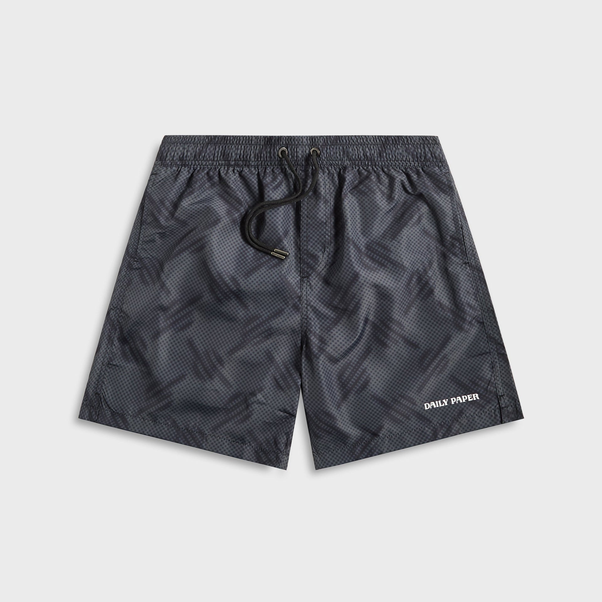 Daily Paper Dotted Monogram Swimshorts in Black