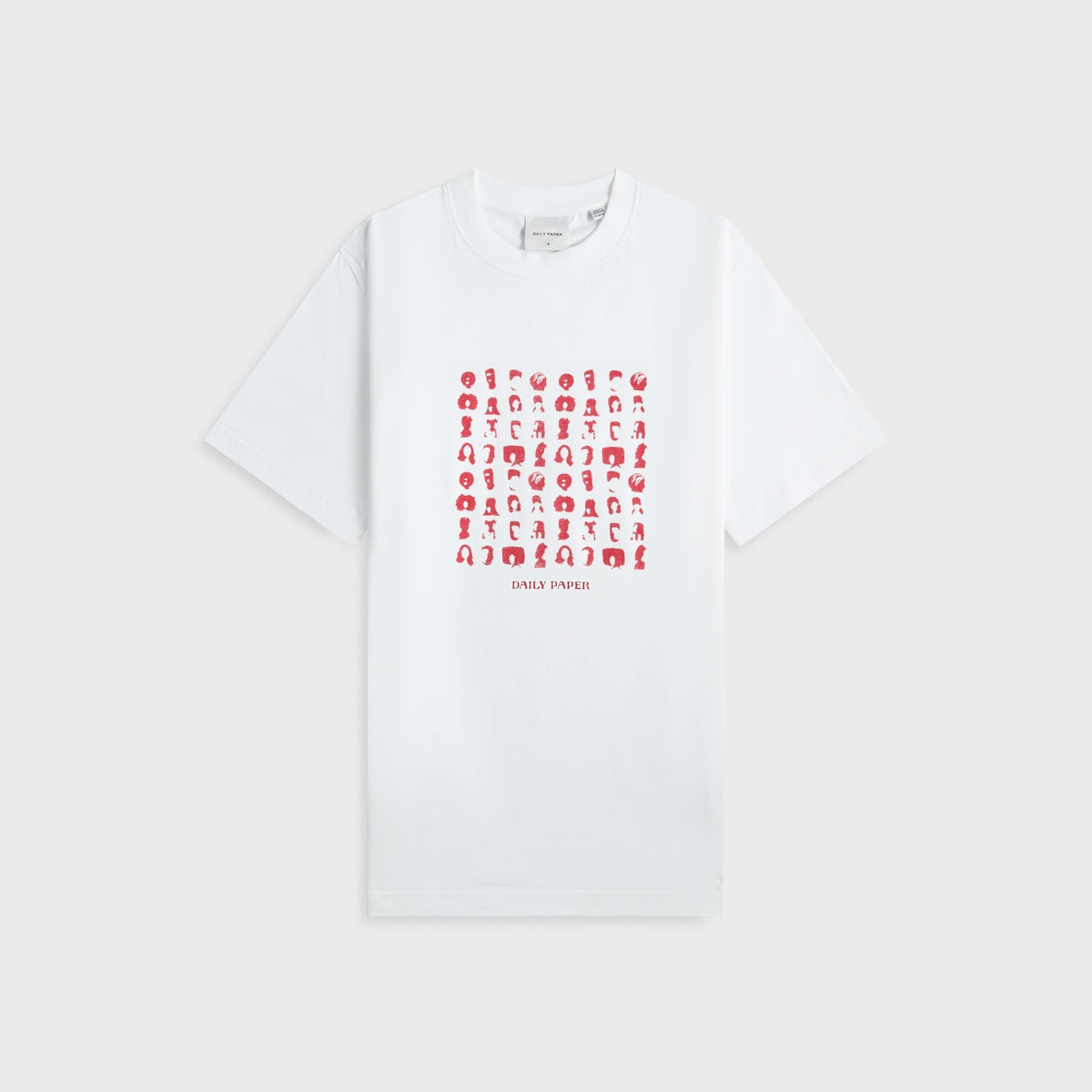 Daily Paper Hair Grid Tee in White