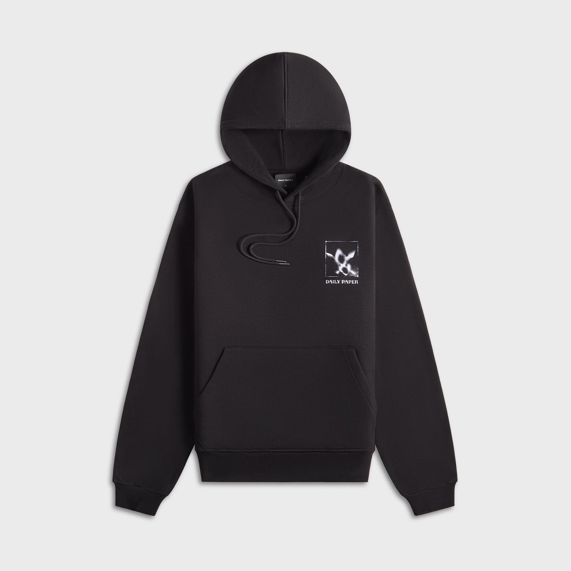 Daily Paper Shadow Grid Hoodie - Black