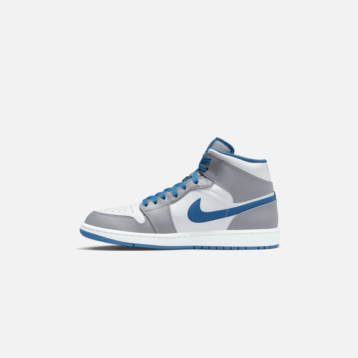 Nike Air Jordan 1 Mid - Cement Grey / White / True Blue