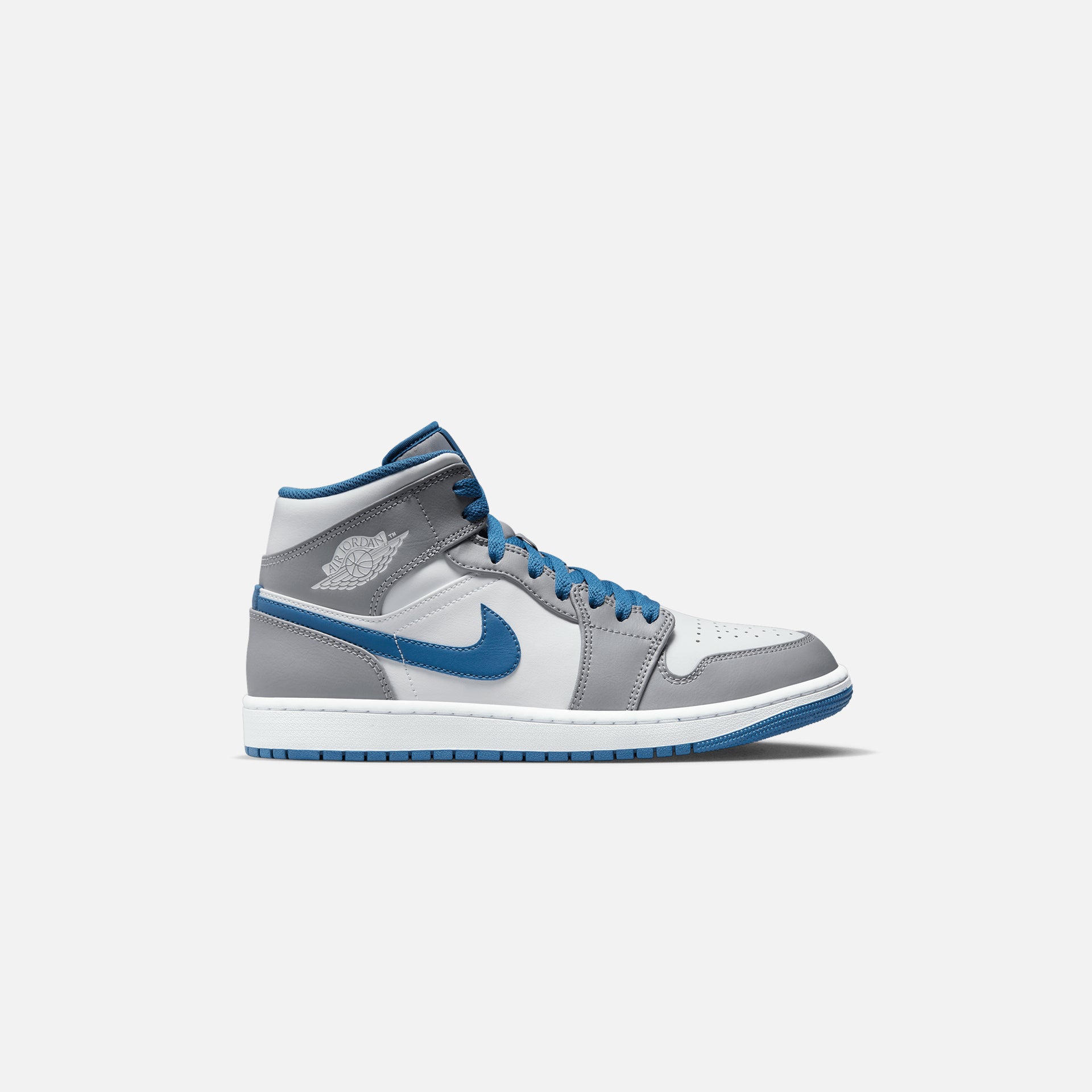 Nike Air Jordan 1 Mid - Cement Grey / White / True Blue