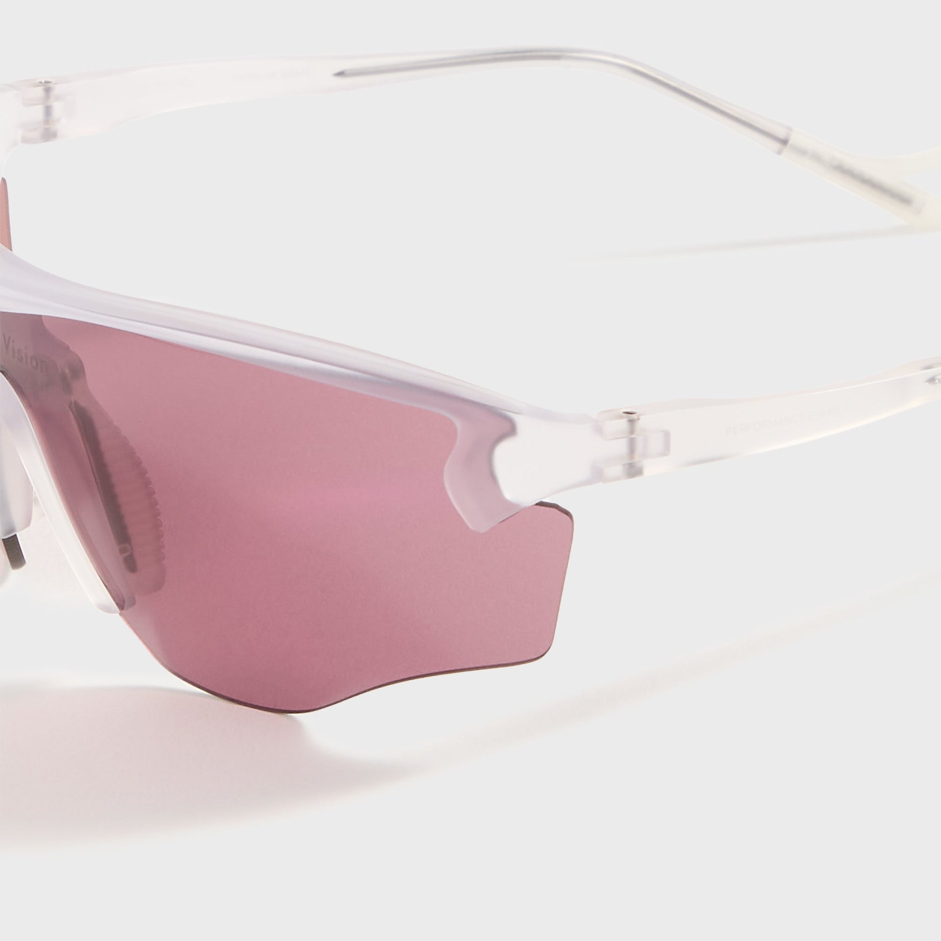 District Vision Junya Racer in Clear / D+ Black Rose