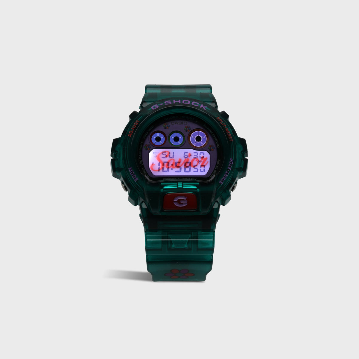 G-SHOCK x Jae Tips Part Two DW-6900JT26 - Translucent Teal / Green / Blue