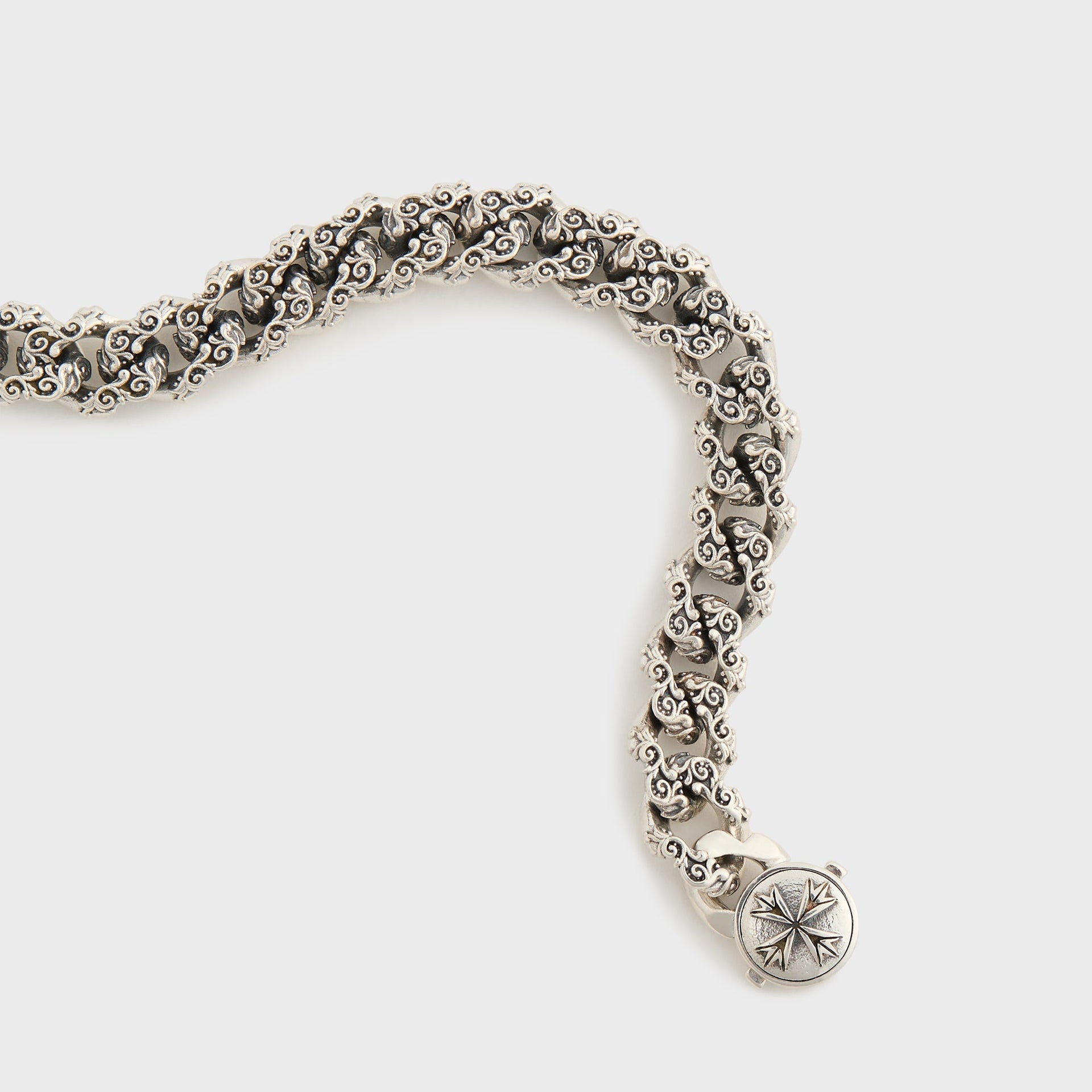 Emanuele Bicocchi Flourishing Chain Bracelet Small - Silver