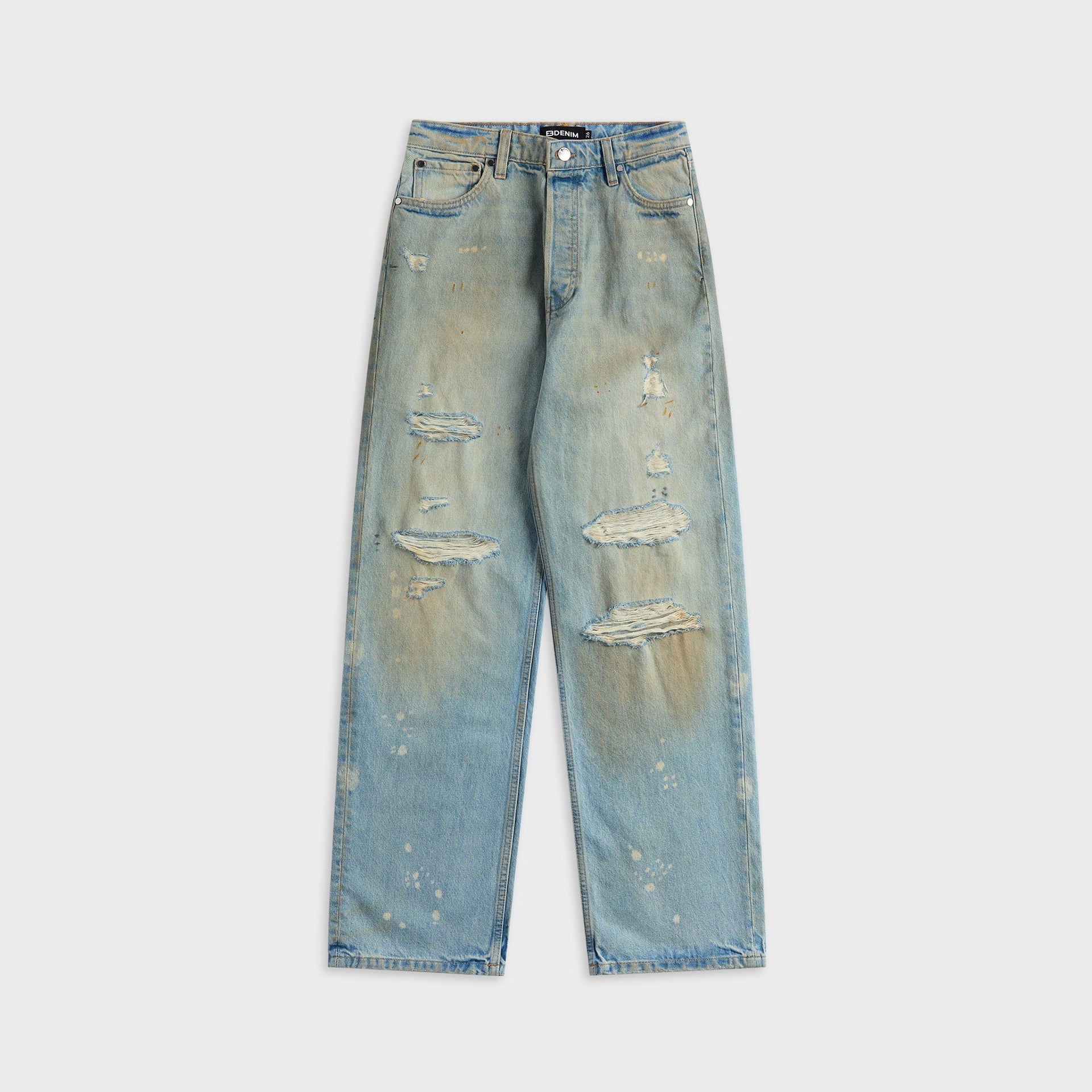 EB Denim Sofia High Rise Relaxed Pants - Drift Destroy