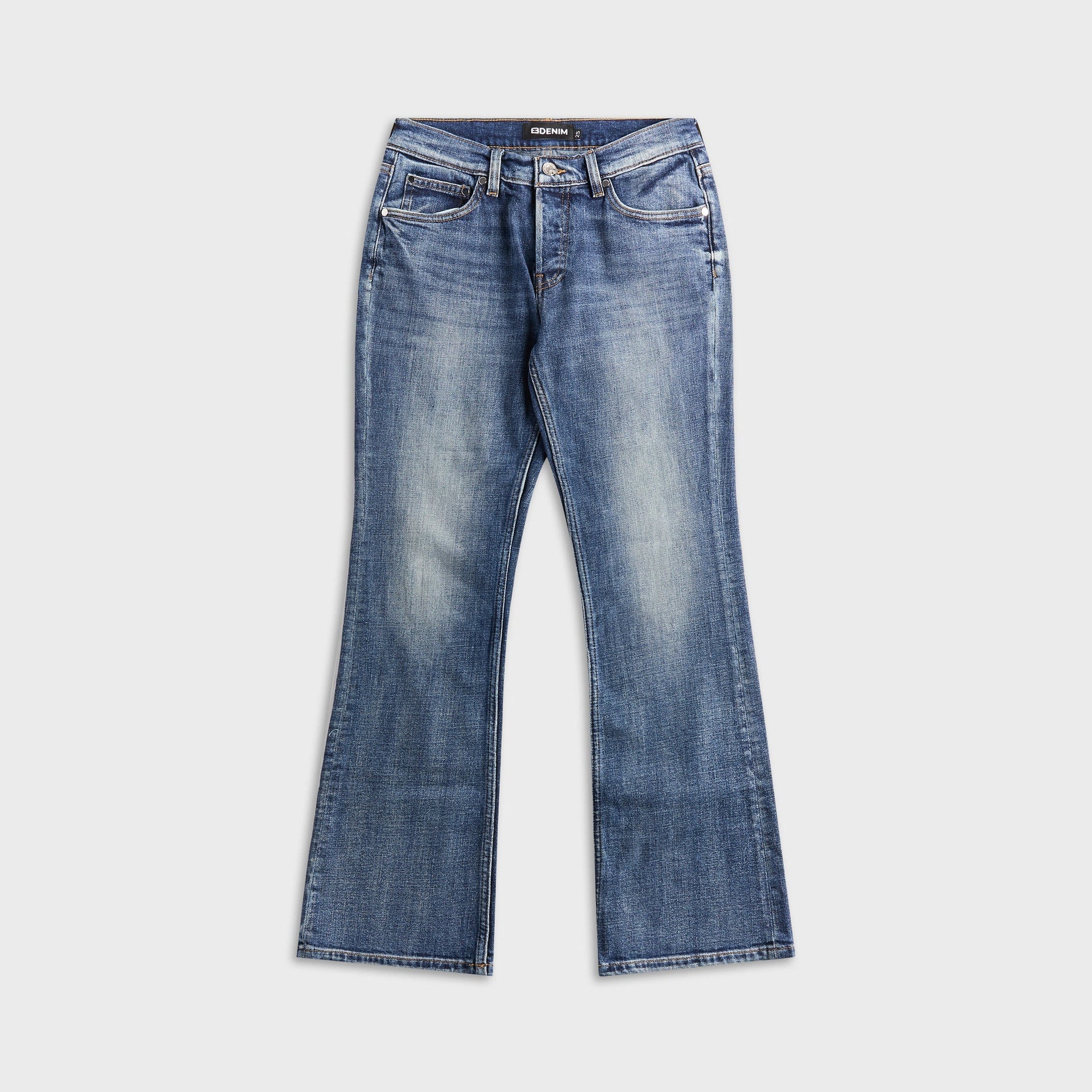 EB Denim Miley Slouchy Bootcut Jean - Blue Latch