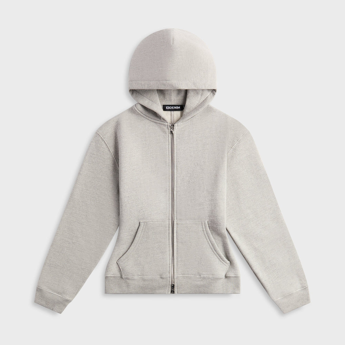 EB Denim Pia Zip Up in Heather Grey