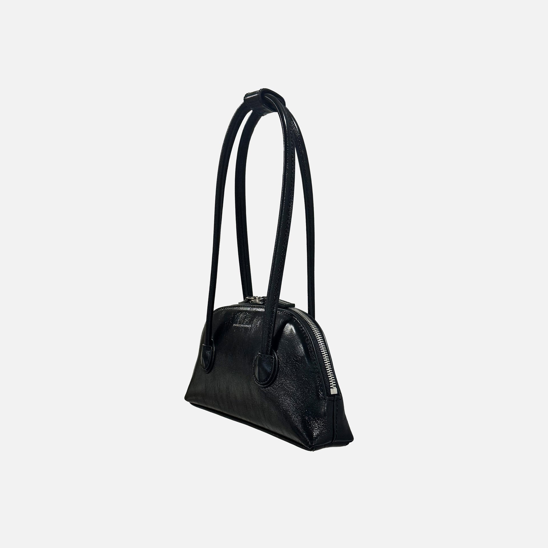 MARGESHERWOOD Bessette Shoulder Bag - Glossy Black