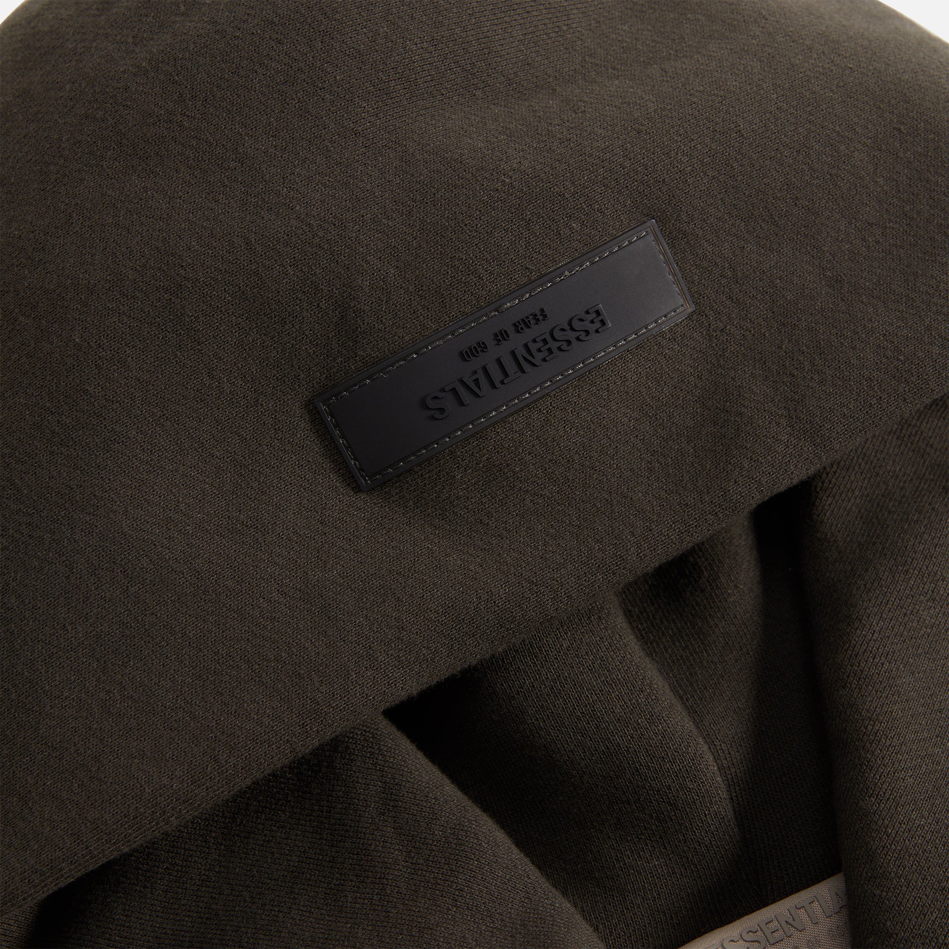 Essentials Fleece Hoodie  - Off-Black