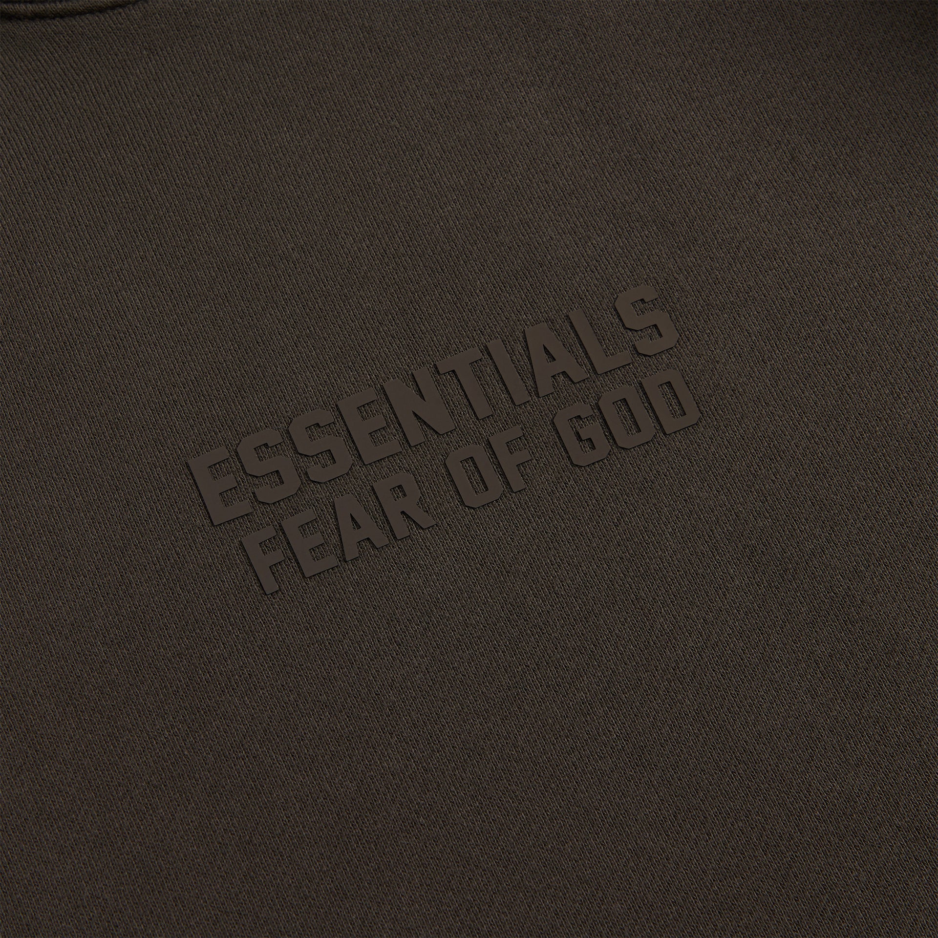 Essentials Fleece Relaxed Hoodie - Off-Black