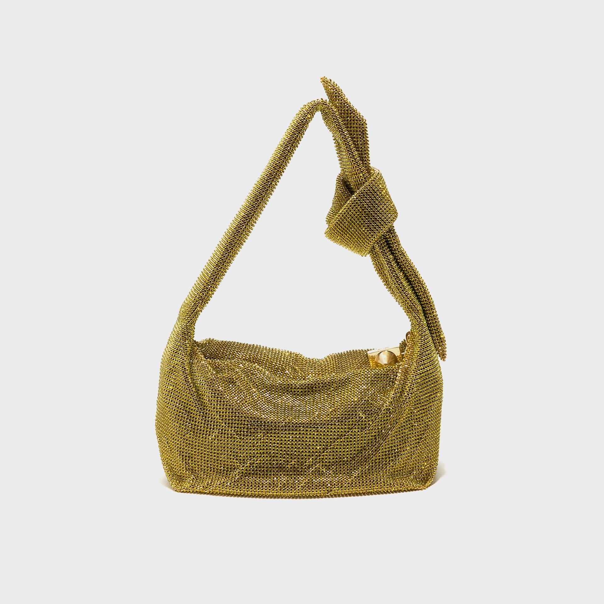 Emm Kuo Waverly Crystal Mesh Mini Hobo Bag - Green Swarovski®