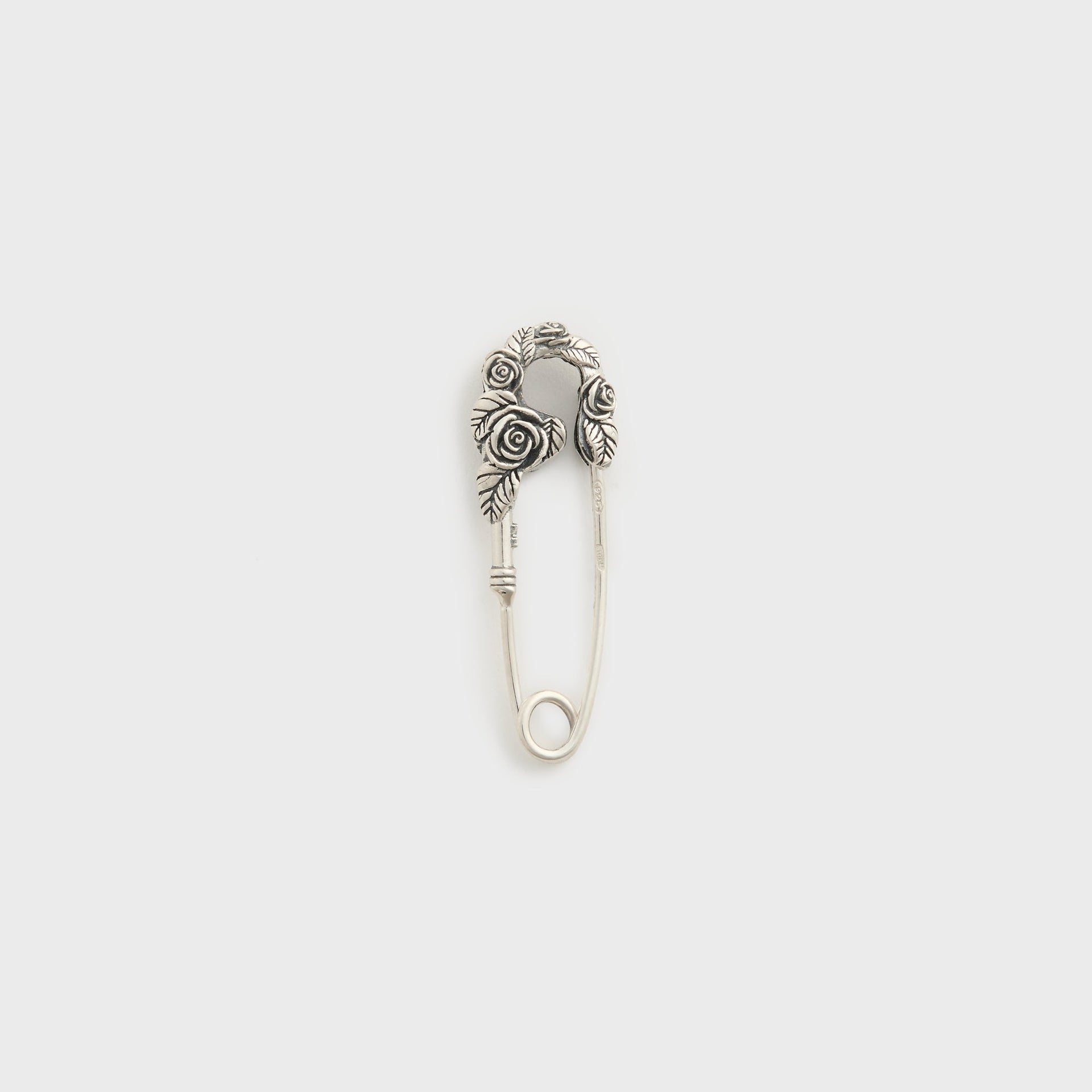 Emanuele Bicocchi Rose Pin Small Earring - Silver