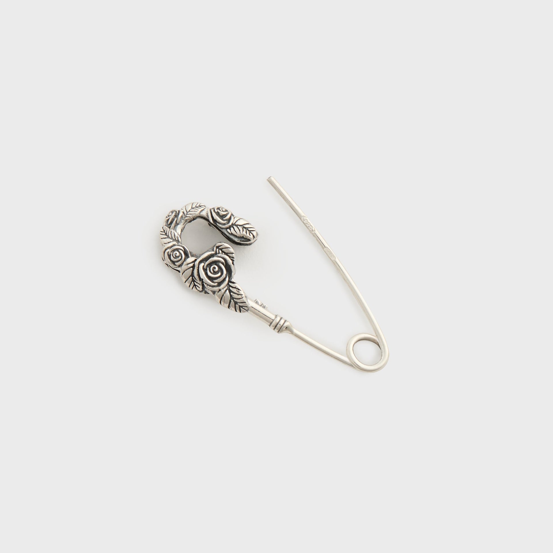 Emanuele Bicocchi Rose Pin Small Earring - Silver