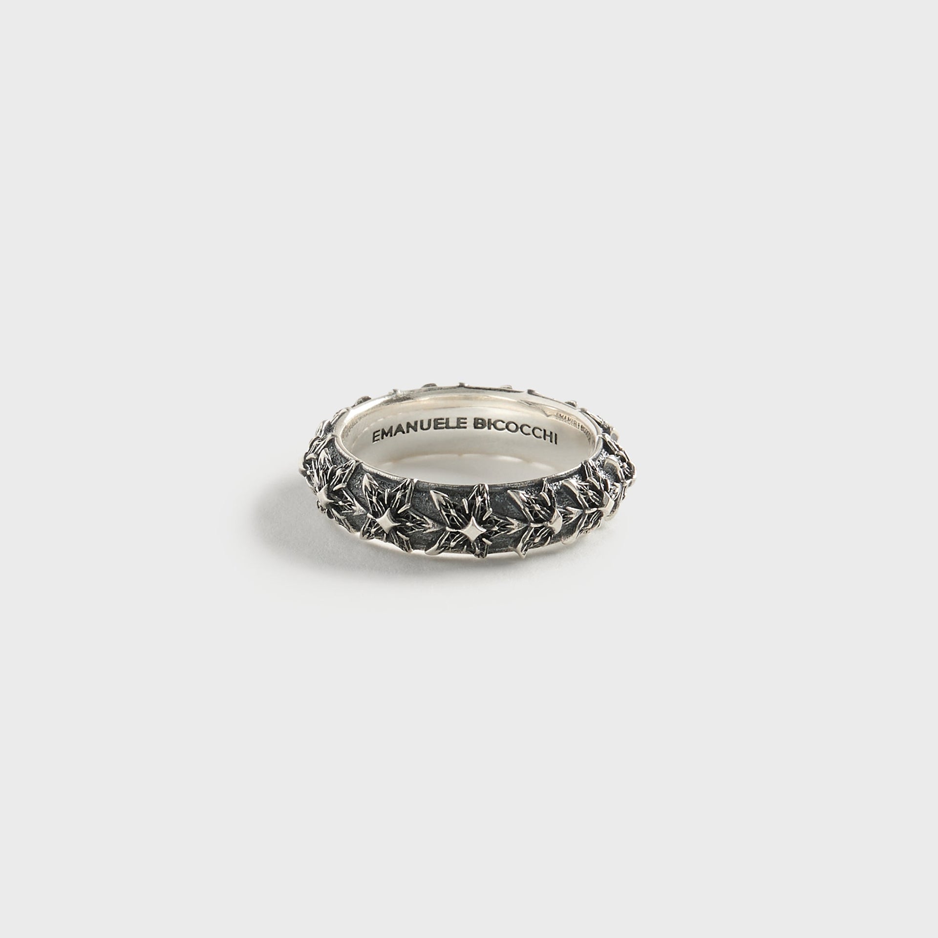 Emanuele Bicocchi Stella Band Ring - Silver