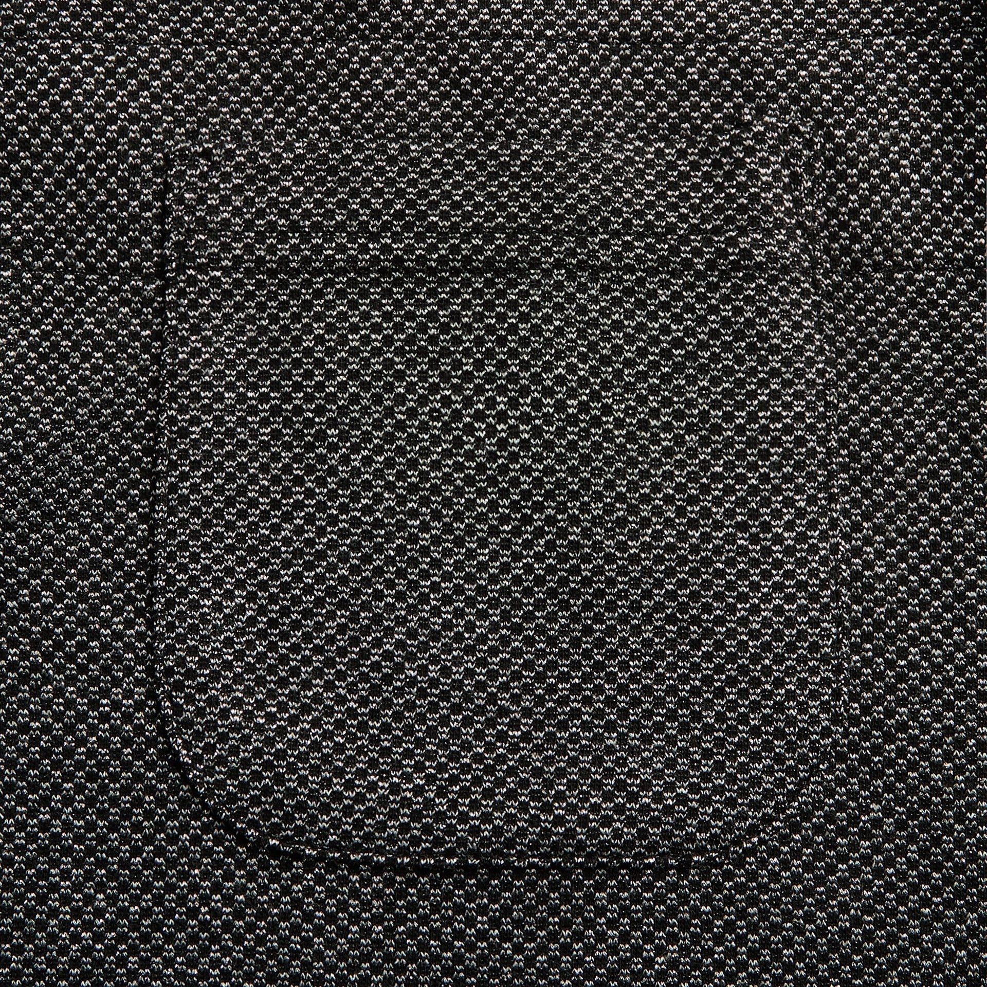 Engineered Garments Lurex Knit Jersey Polo Shirt - Black / Silver