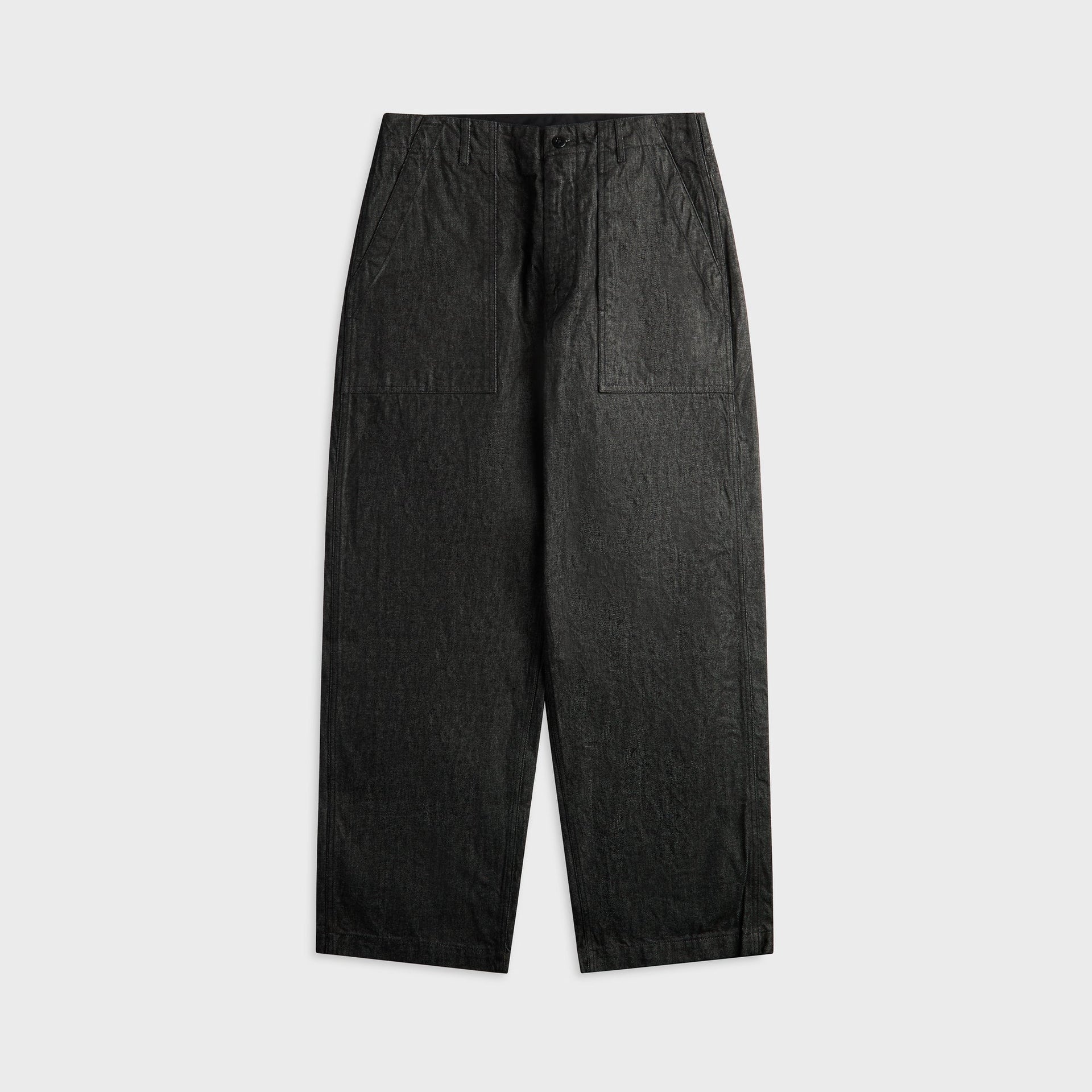 Engineered Garments Cotton Cone Denim Fatigue Pant - Black