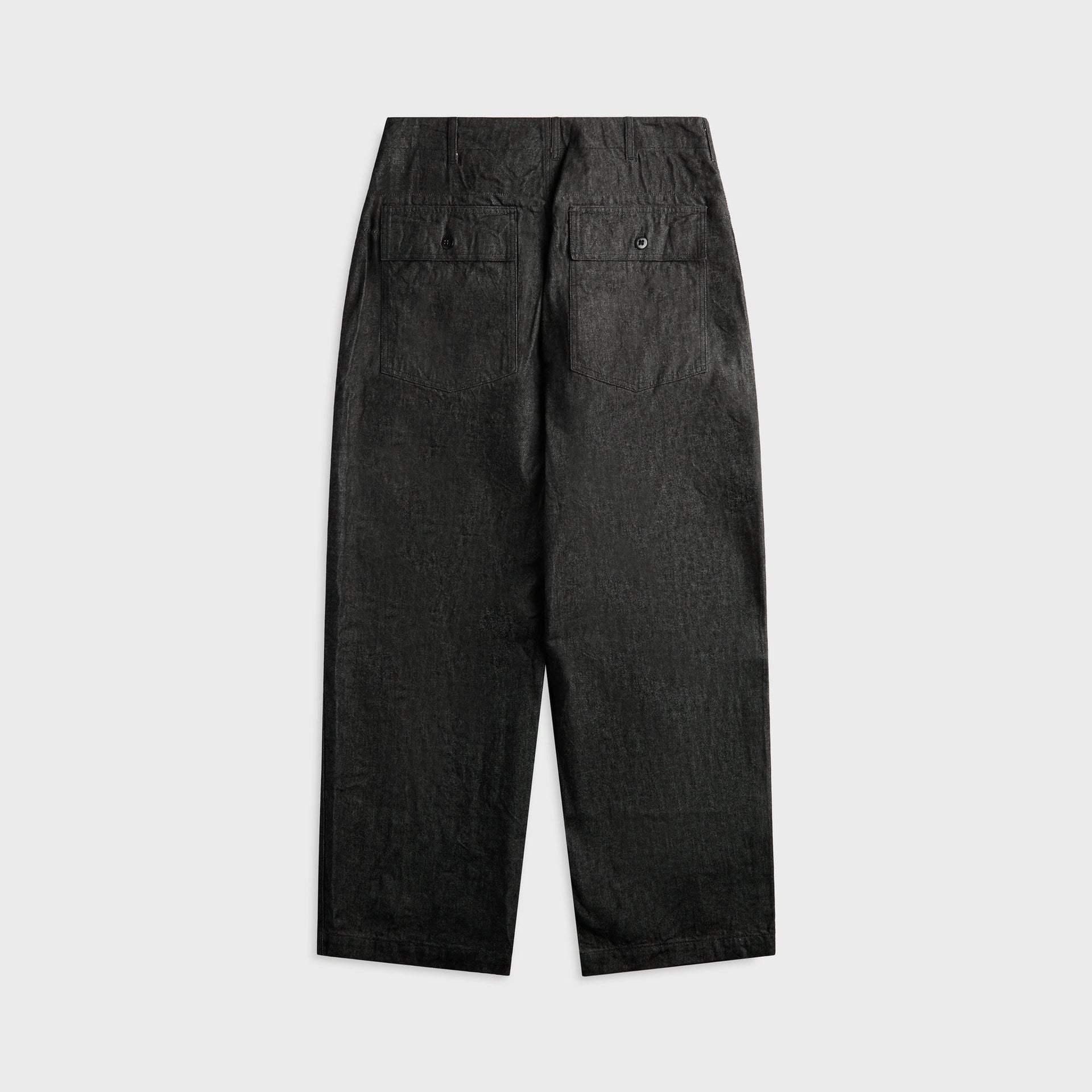 Engineered Garments Cotton Cone Denim Fatigue Pant - Black