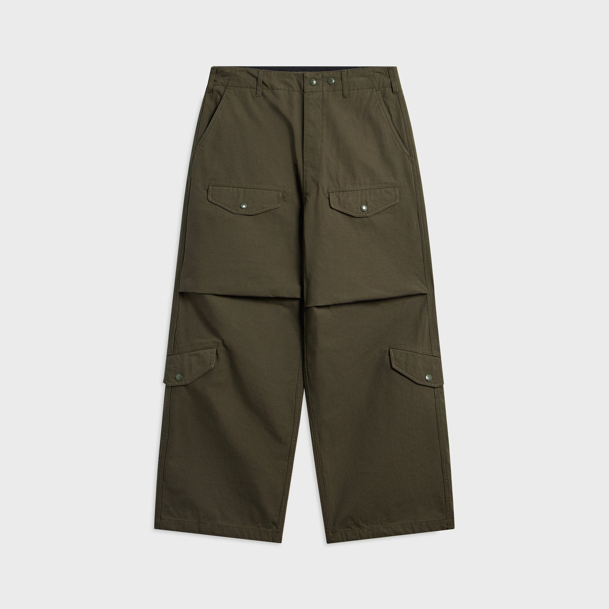 Engineered Garments AF Over Pant - Olive Heavyweight Cotton Ripstop