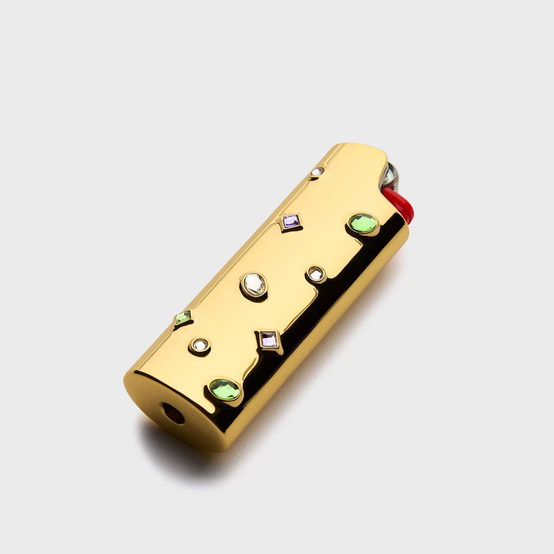 Edie Parker Little Gems Lighter Case - Lilac Gold