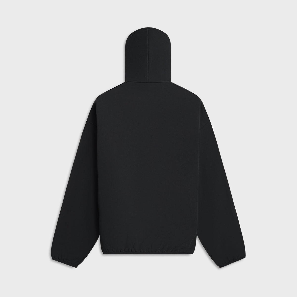 Essentials Modern Fit Fleece Hoodie in Jet Black