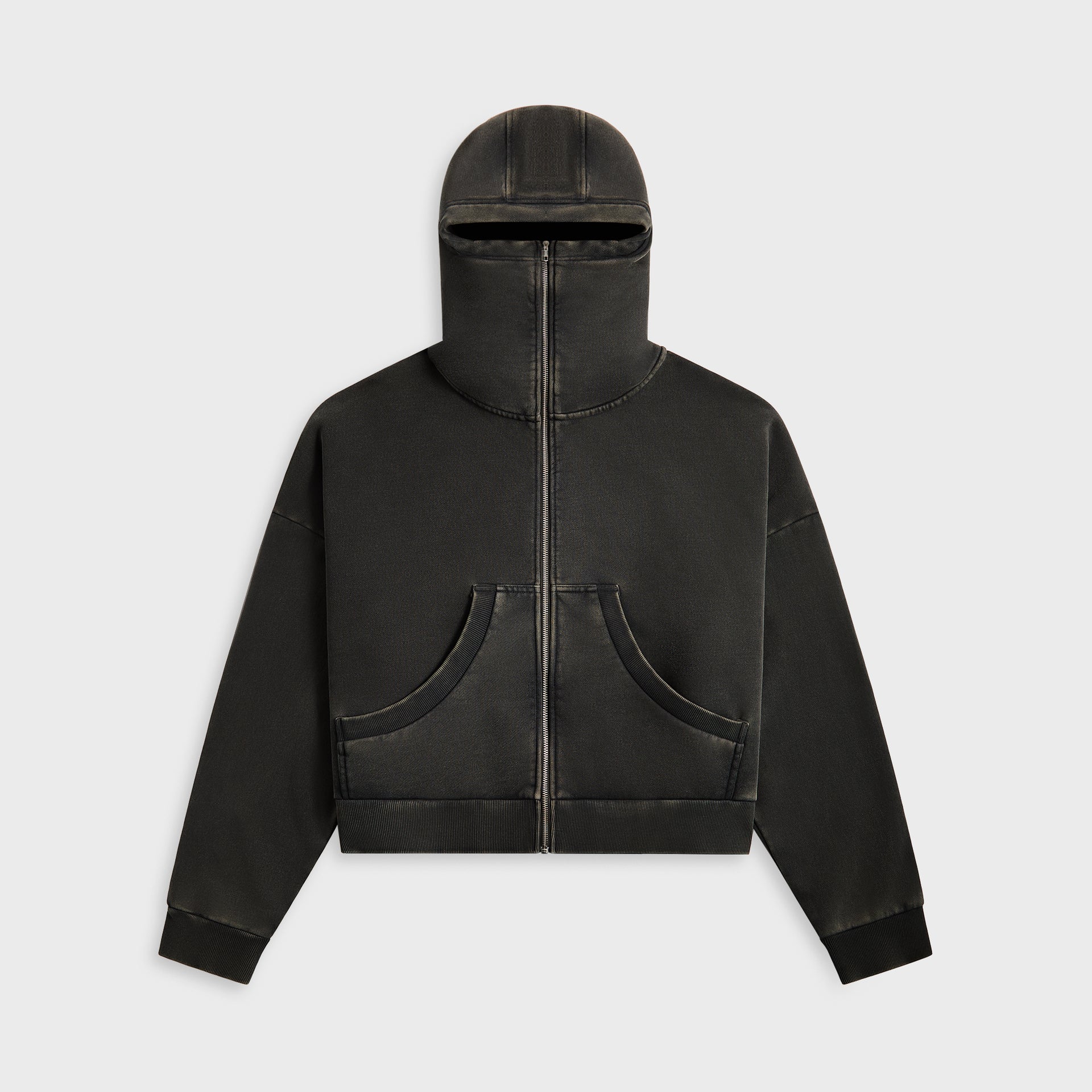 Entire Studios Full Zip - Washed Black