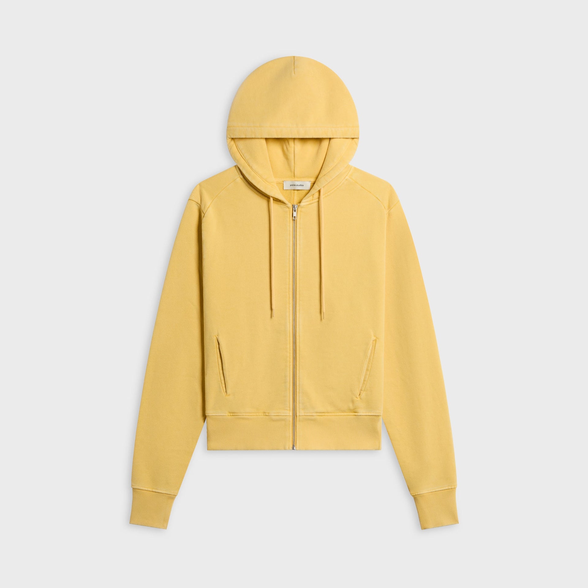 Entire Studios Slim Zip Up Hoodie - Sunstone