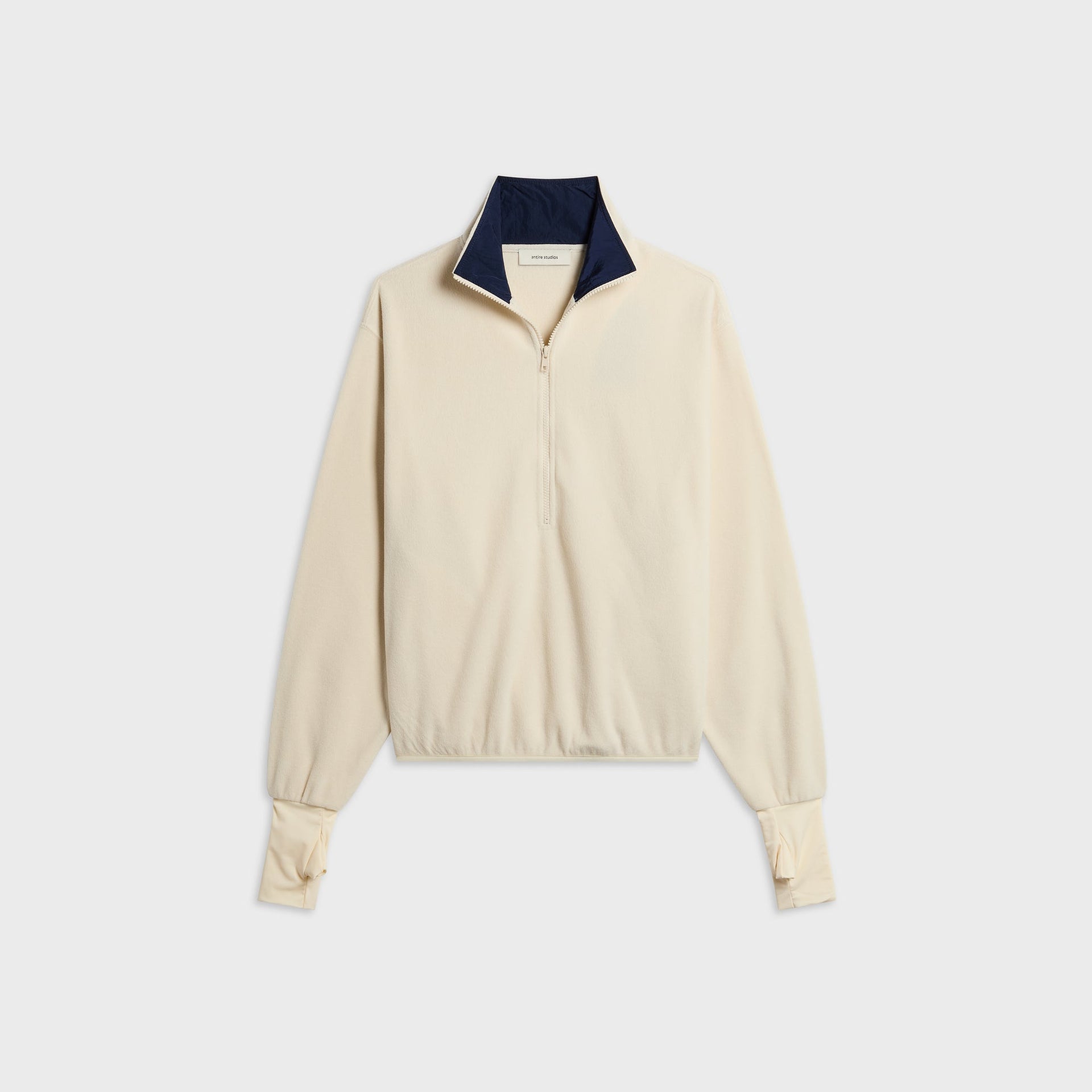 Entire Studios Shell Fleece Sweater - Cream