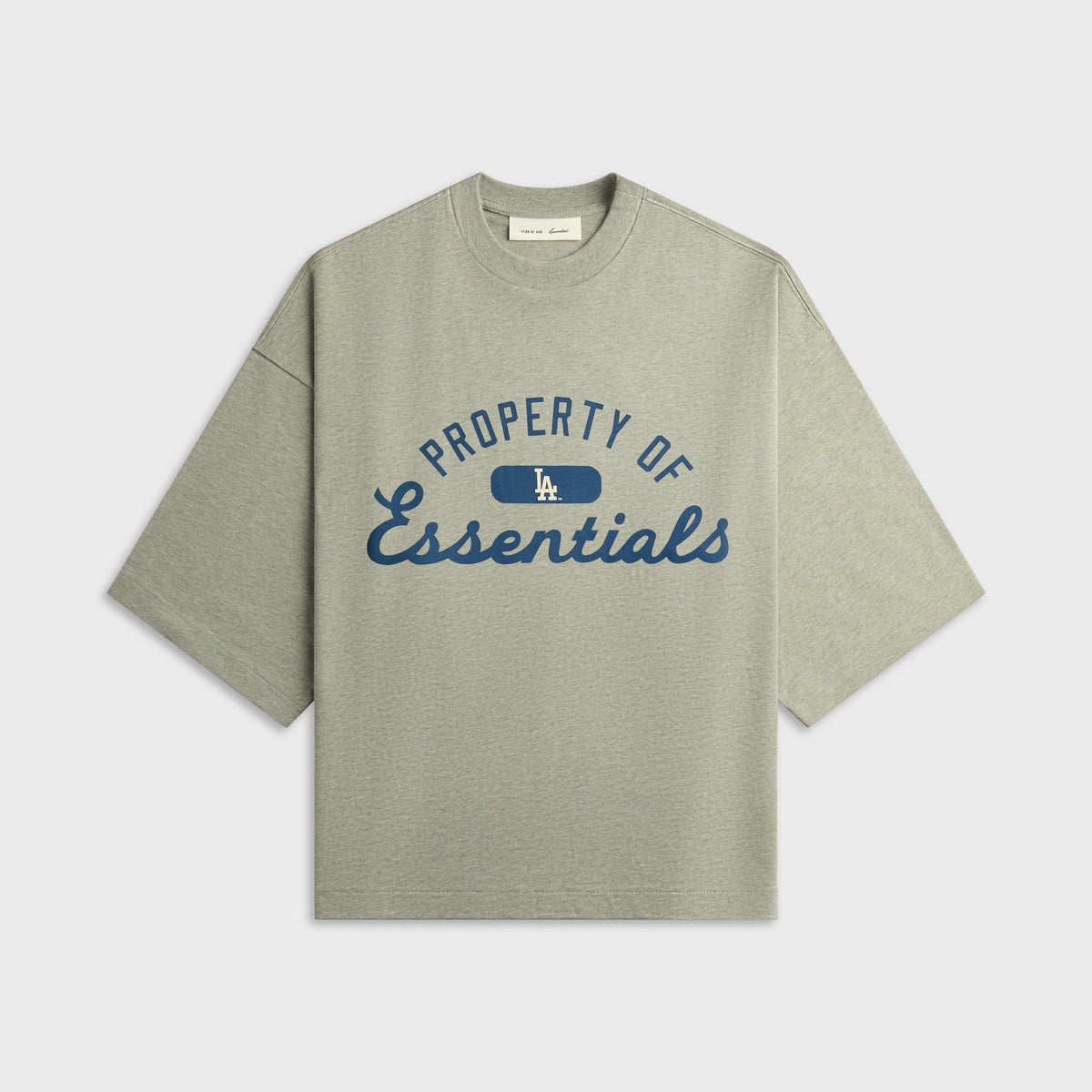 Essentials Dodgers Merch Tee - Concrete Heather