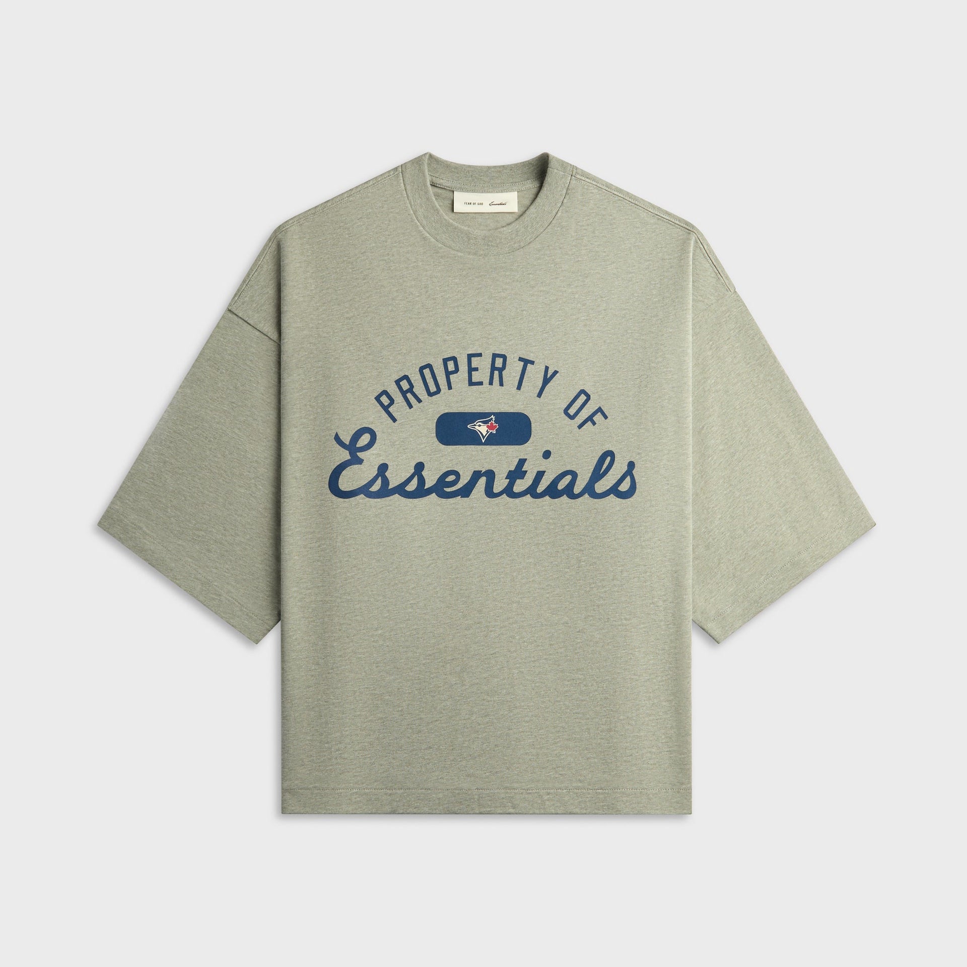 Essentials Blue Jays Merch Tee - Concrete Heather