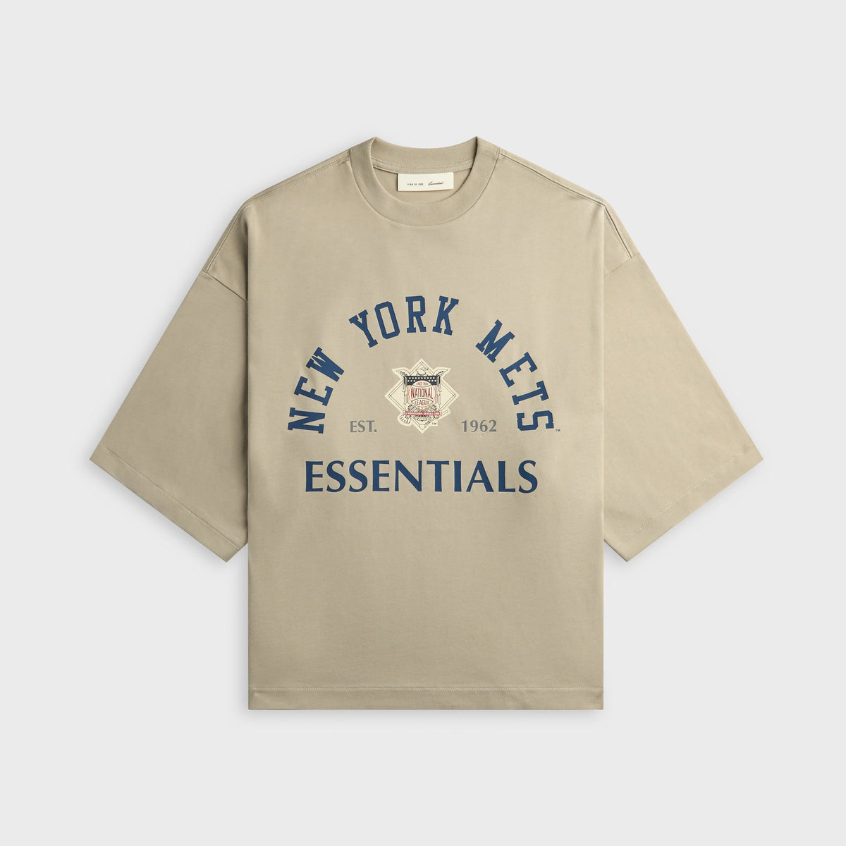 Essentials Mets National League Merch Tee - Seal