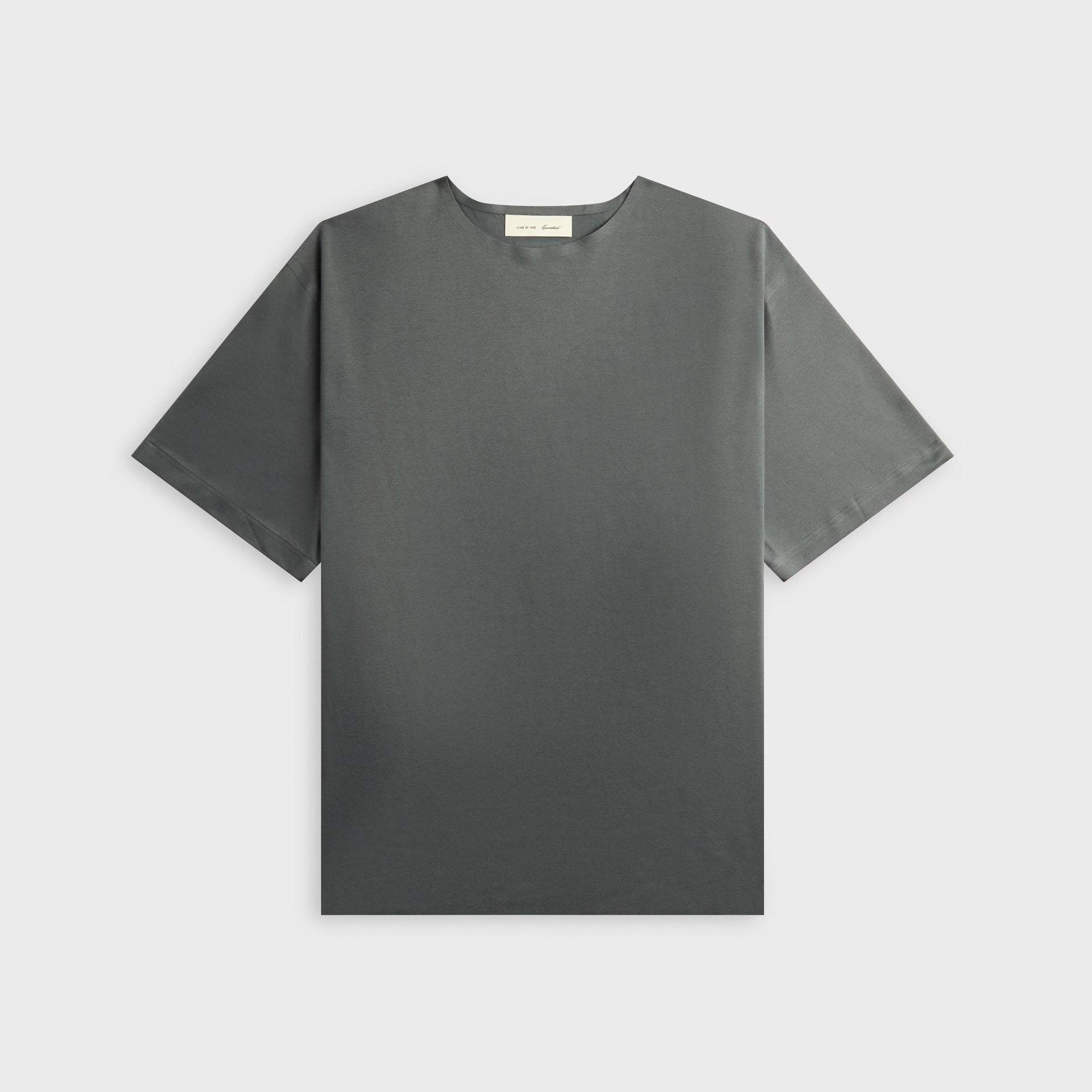 Essentials Ponte Relaxed Fit Modern Tee - Iron Grey