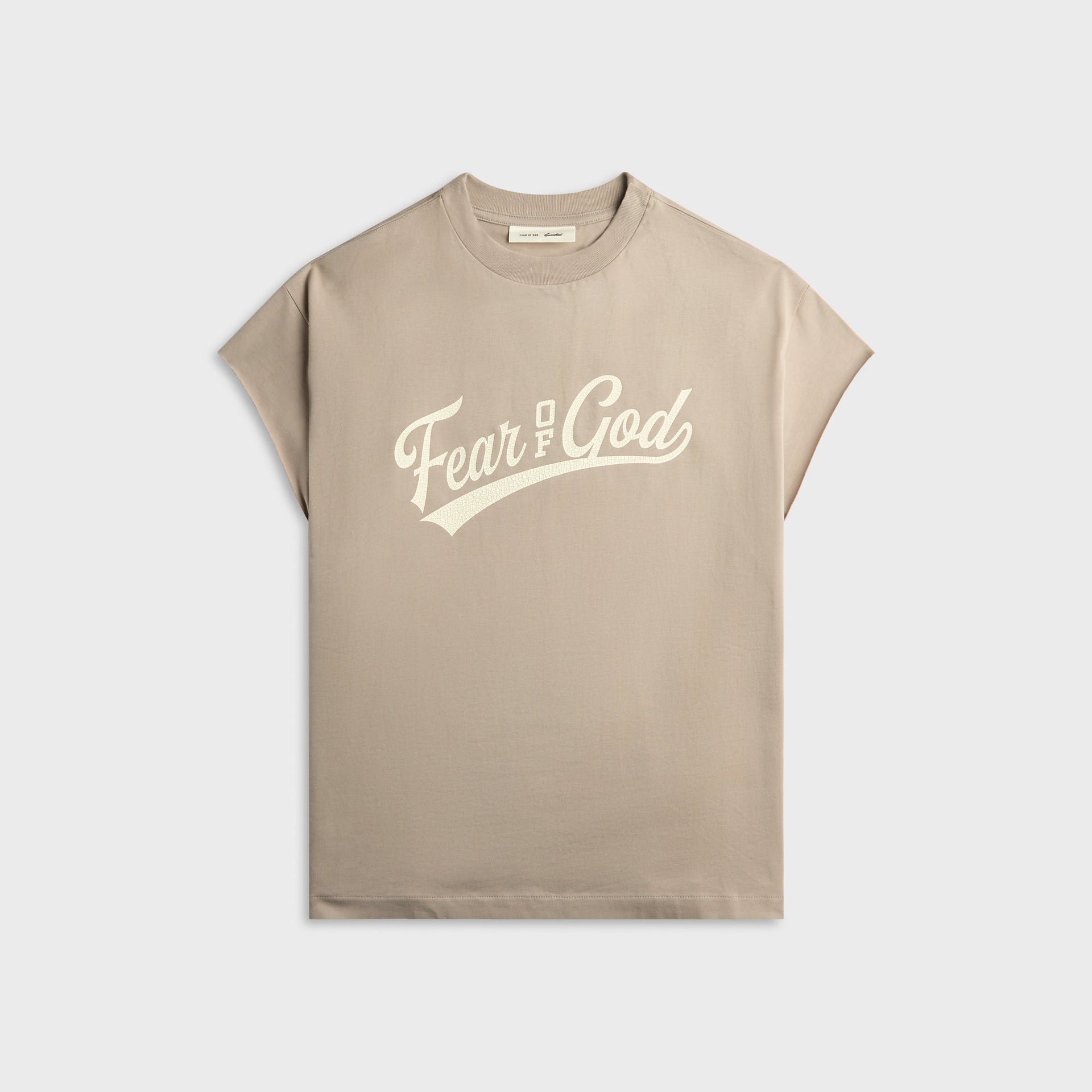 Essentials Cut Off 90's Tee - Chalk