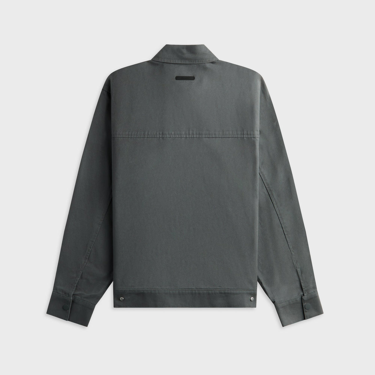 Essentials Cotton Twill Work Jacket - Iron Grey