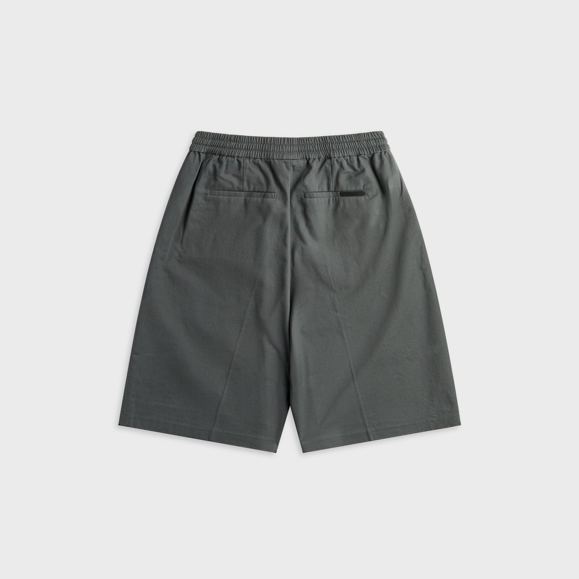 Essentials Cotton Twill Relaxed Drawstring Short - Iron Grey