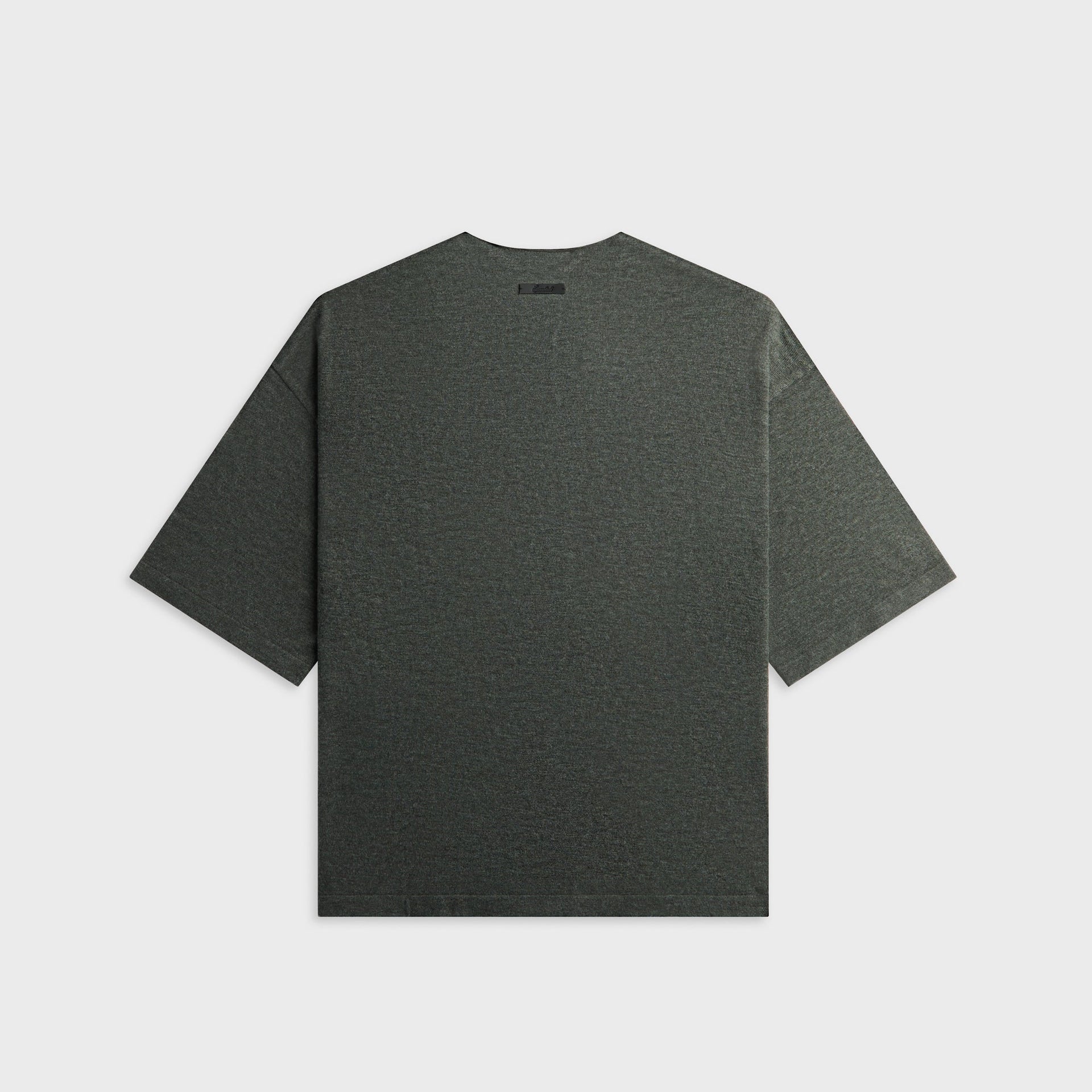 Essentials Soft Knit Short Sleeve Henley - Iron Grey