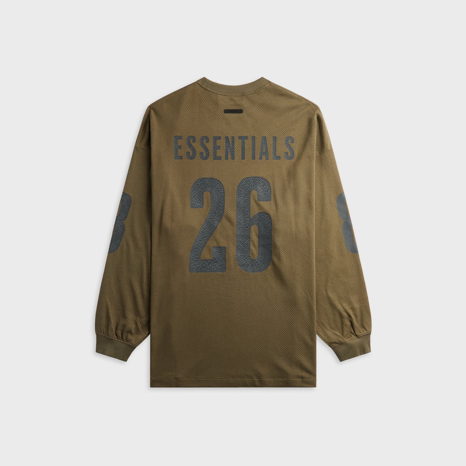 Essentials Sport Mesh Merch Long Sleeve Tee - Moss