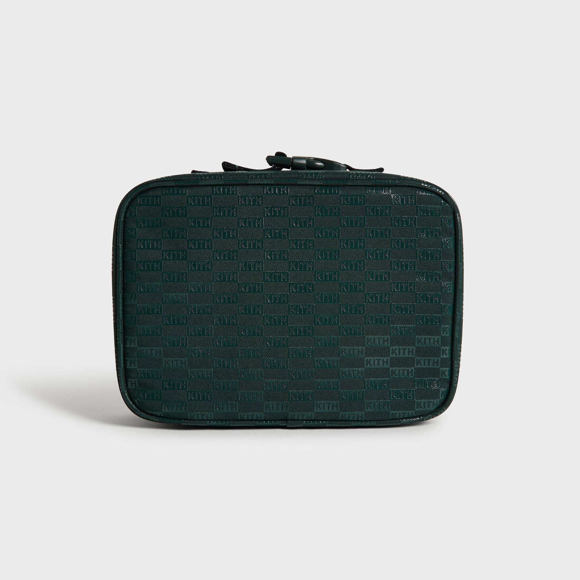 Kith Kids for STATE Rodgers Lunch Box in green KITH monogram, back view