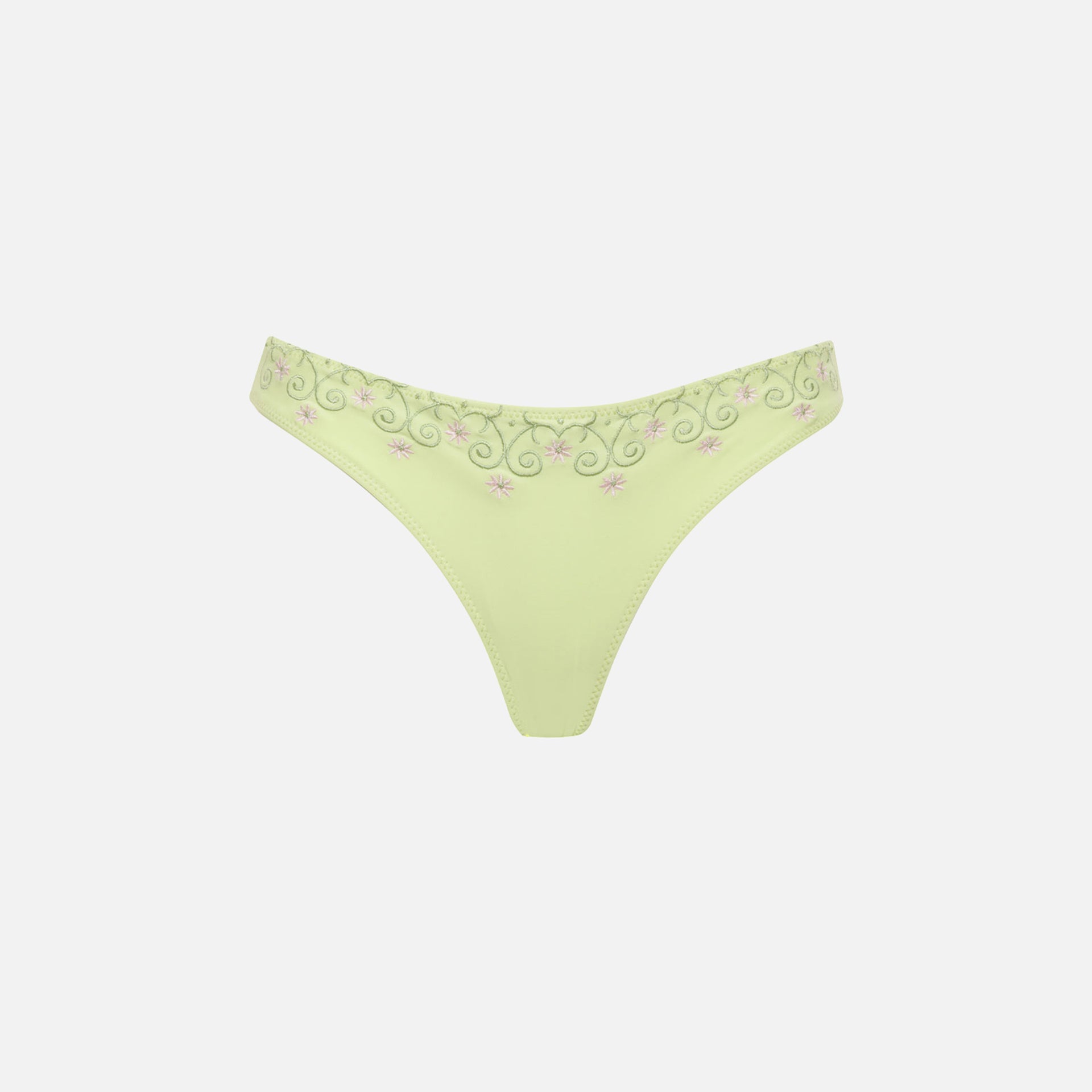 Frankies Bikinis x Sydney Sweeney Dawson Bottom - Key Lime