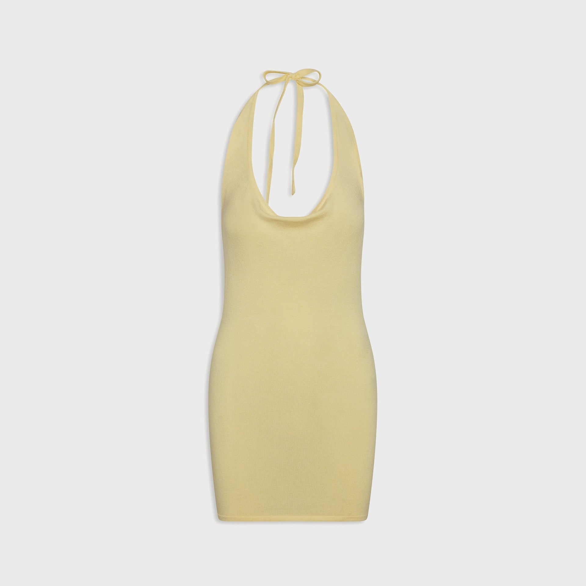 Frankies Bikinis Moon Cloud Knit Mini Dress - Buttercream