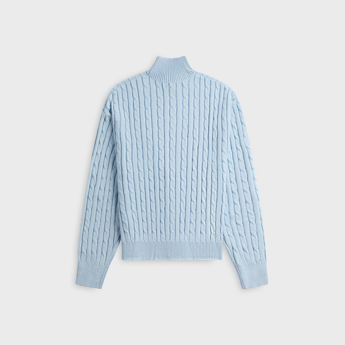 Frankies Bikinis Bea Cable Knit Sweater - Daydream
