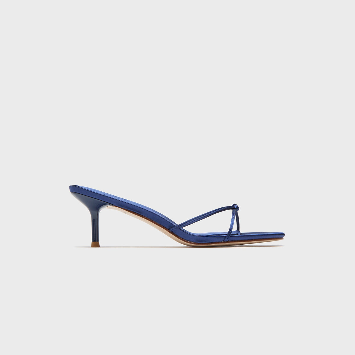 Femme LA Maeve Slipper - Nocturnal Blue Satin
