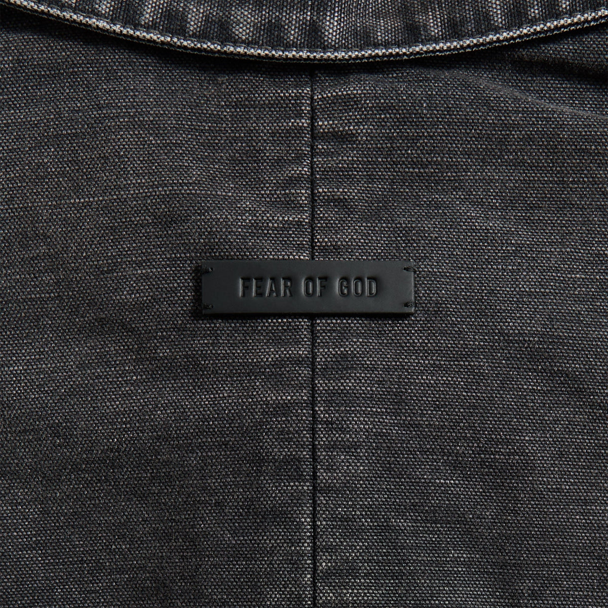 Fear of God Canvas Utility Jacket - Washed Black
