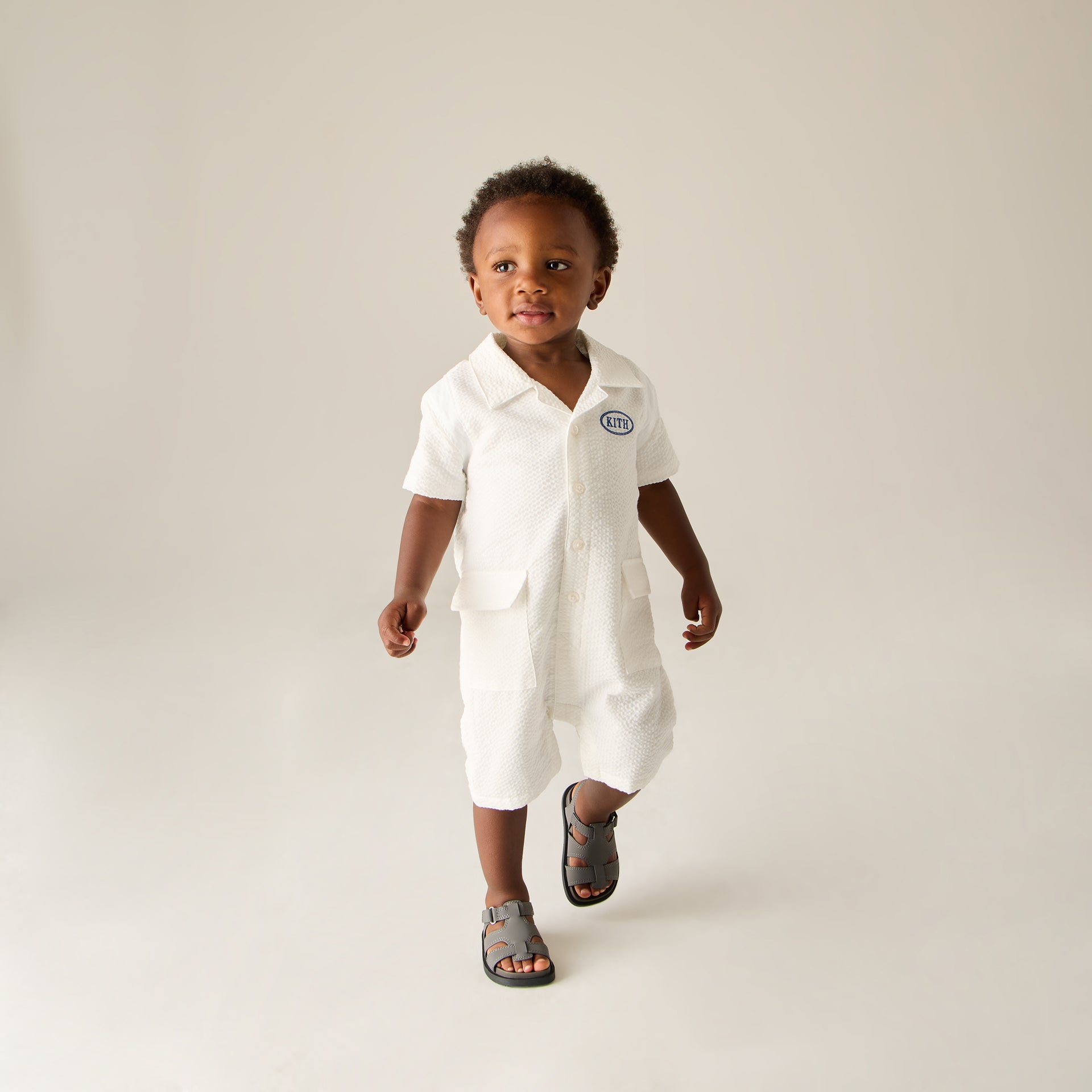 Kith Baby Seersucker Belmont Shortall - Silk